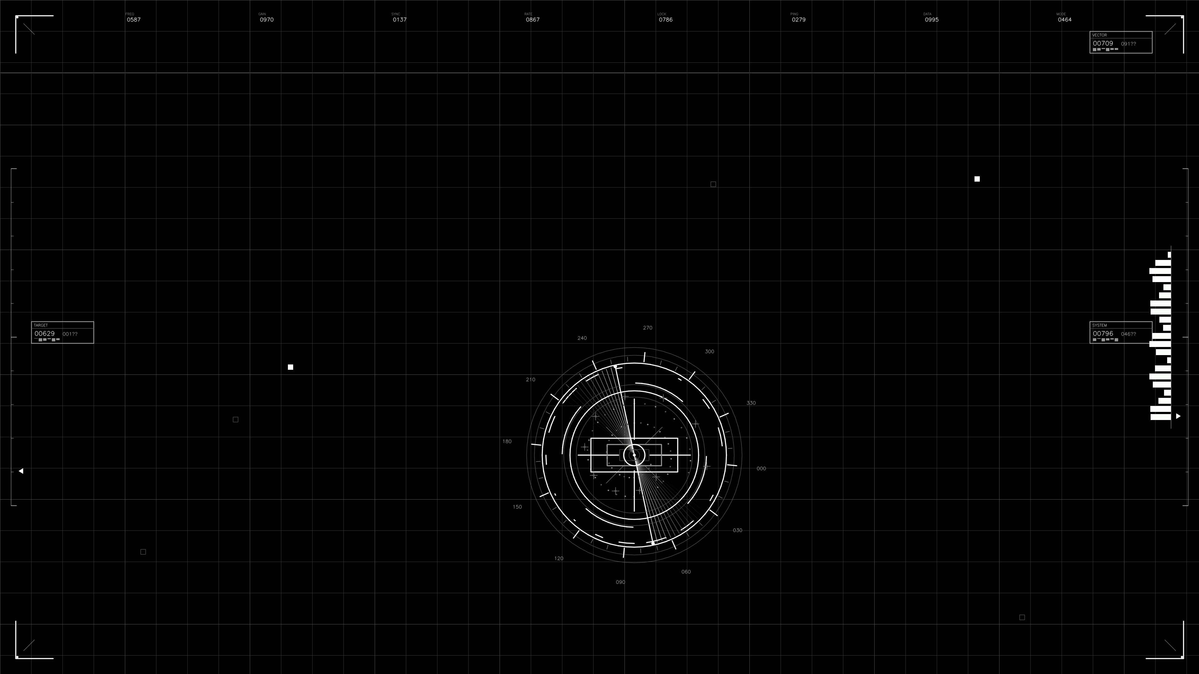 Military gui war stock footage hud animation for science fiction production in digital design setting for various media projects