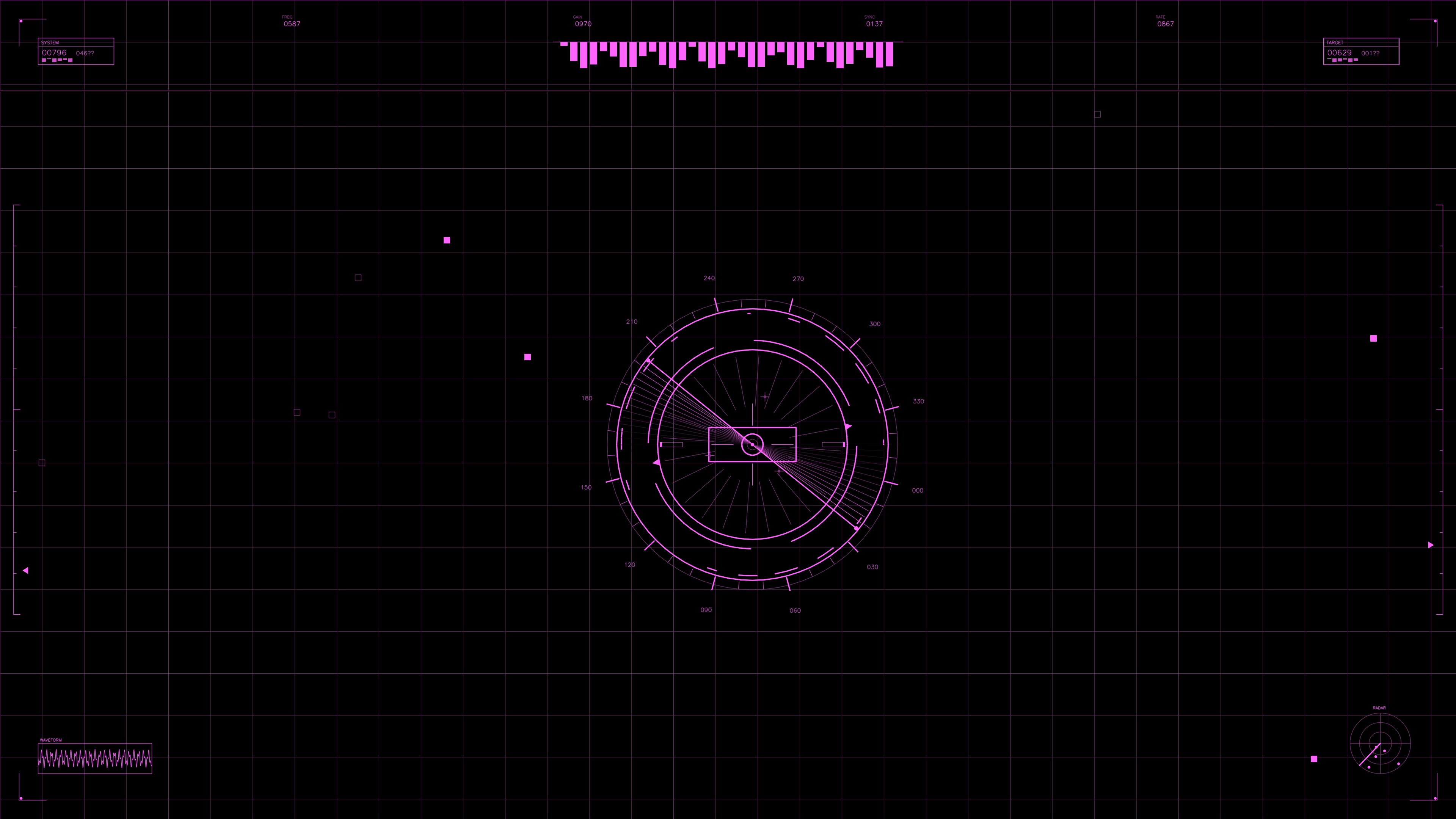 Military gui war stock footage hud animation for science fiction production with digital elements and graphical interface technology