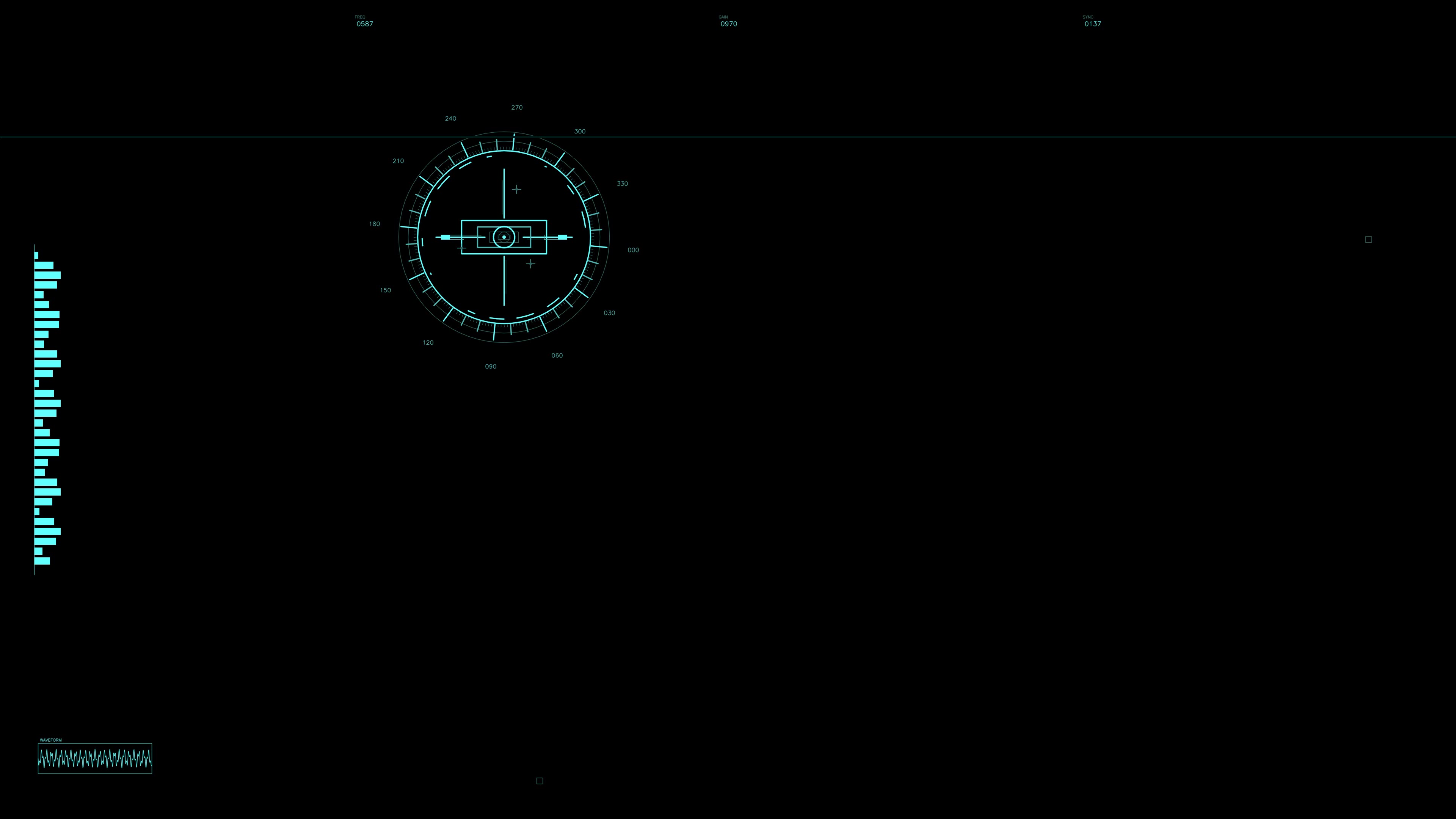 Military heads up display animation used in science fiction production showcasing war stock footage technology elements