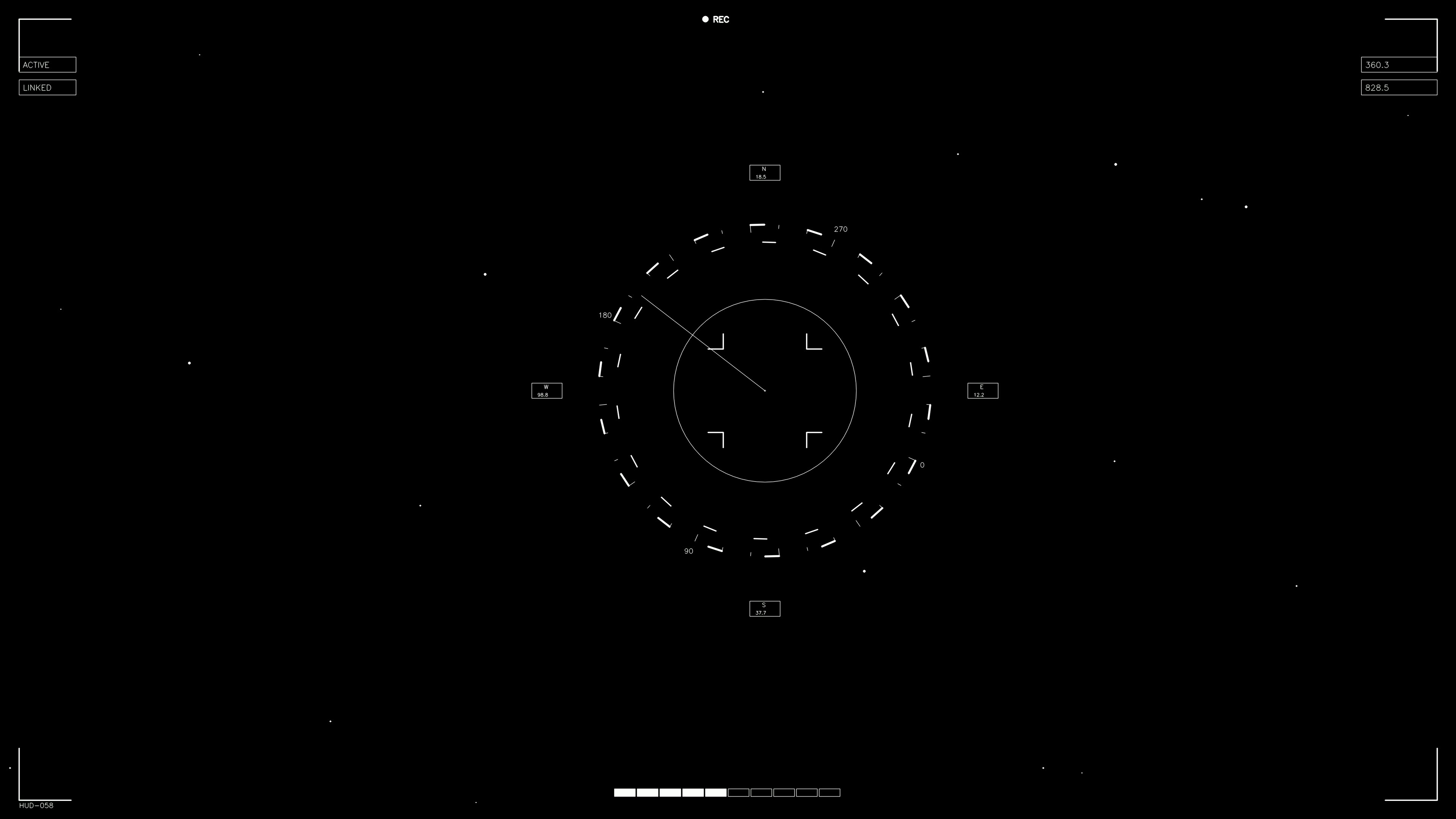 Hud elements animation for webdesigners and video editors focusing on sci-fi themes and futuristic visuals