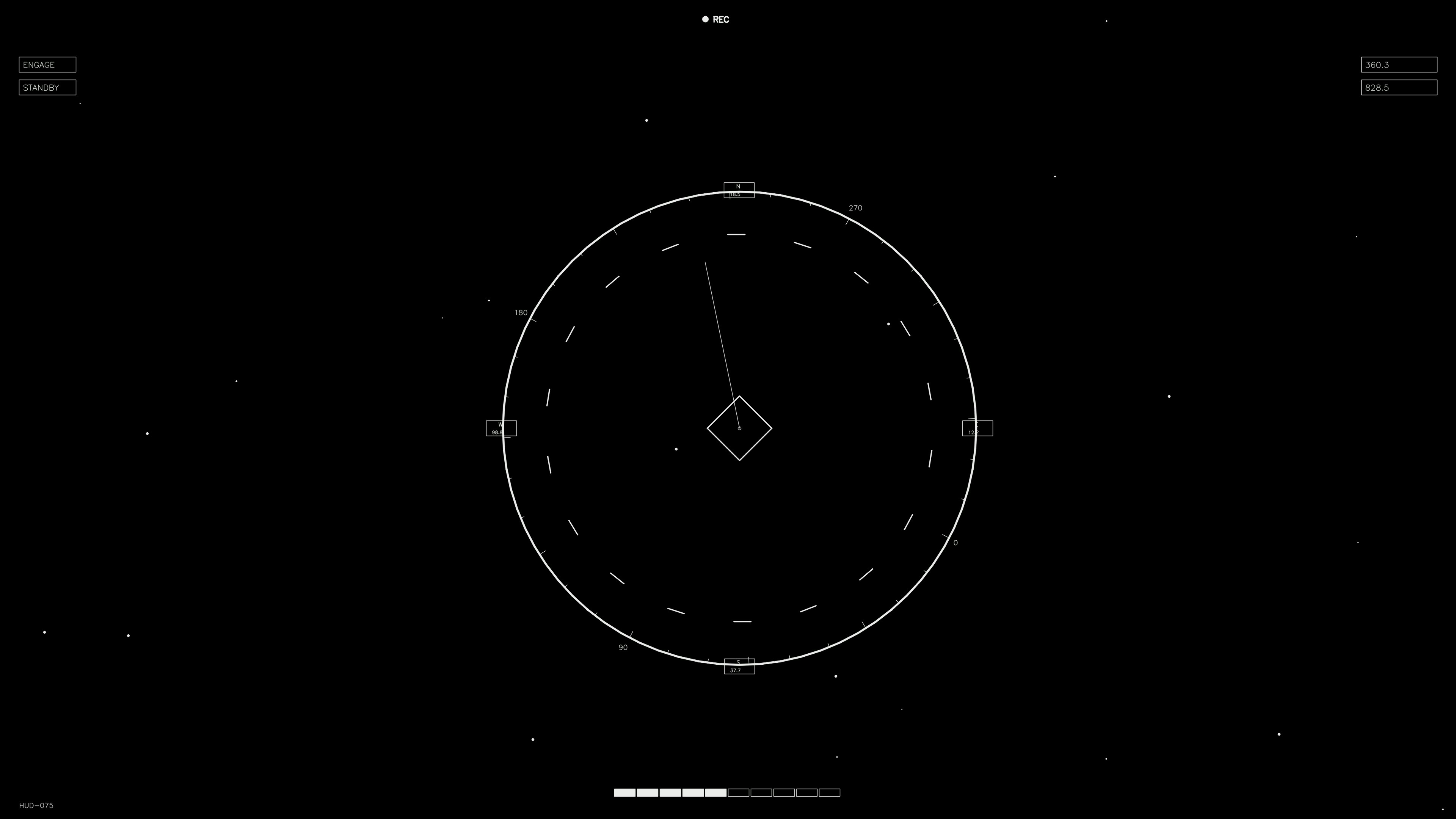 Hud elements animation used for webdesign tasks and sci-fi video editing projects showcasing a futuristic design in a digital environment