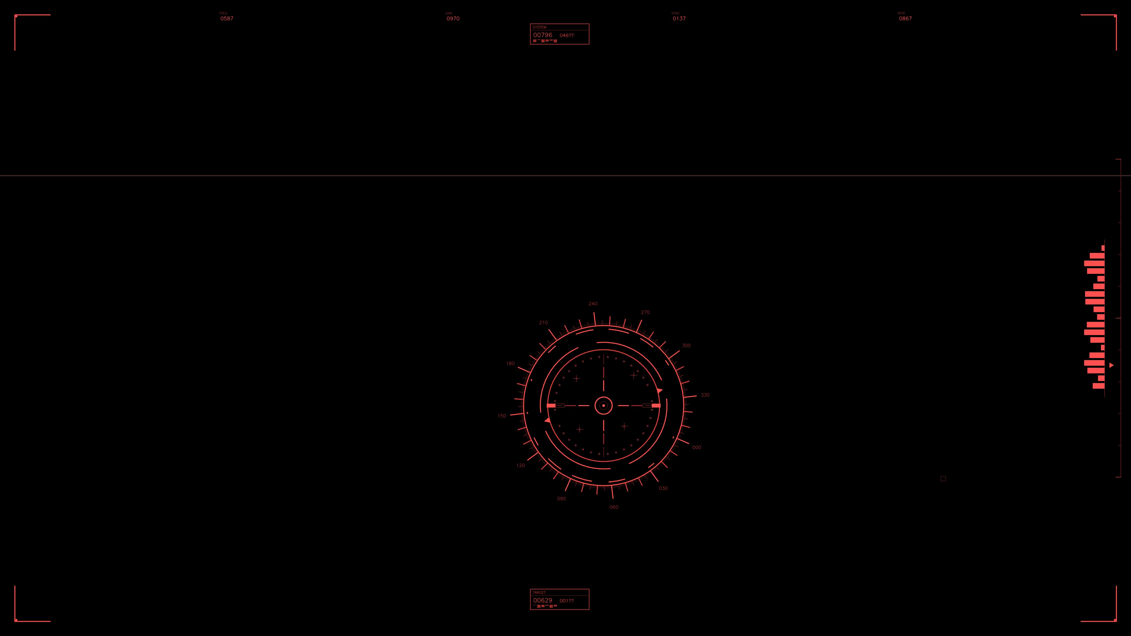 Military gui war stock footage hud animation for science fiction scene used in various film and video production