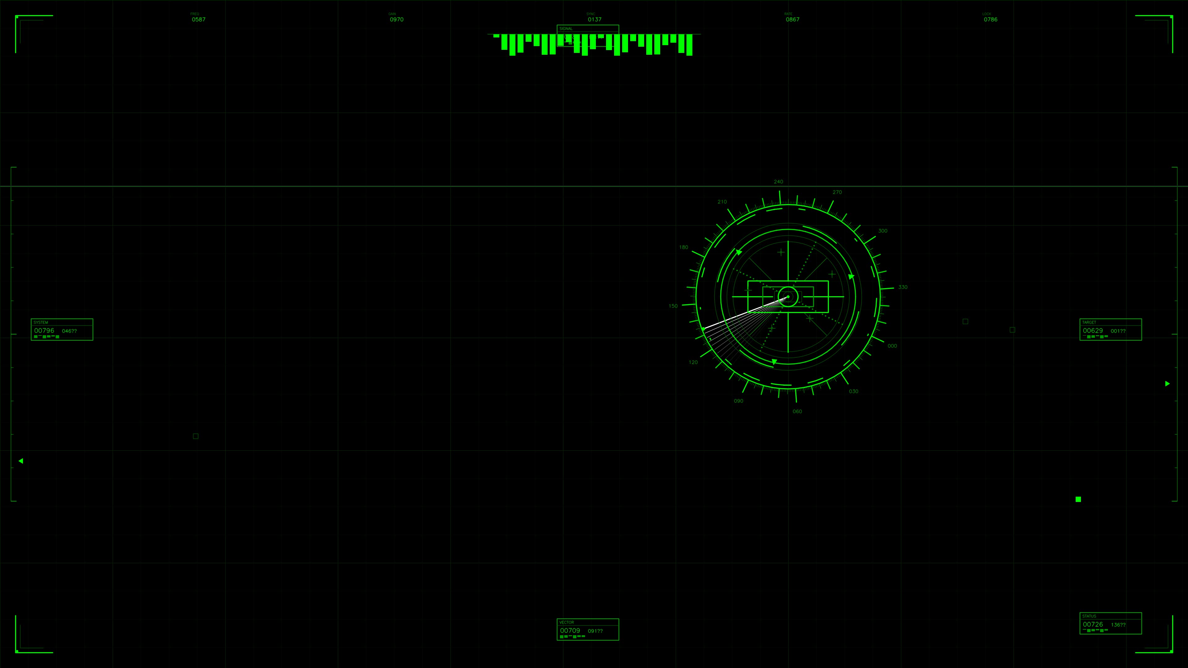 Military gui war stock footage hud animation for science fiction production with graphic overlays and digital elements