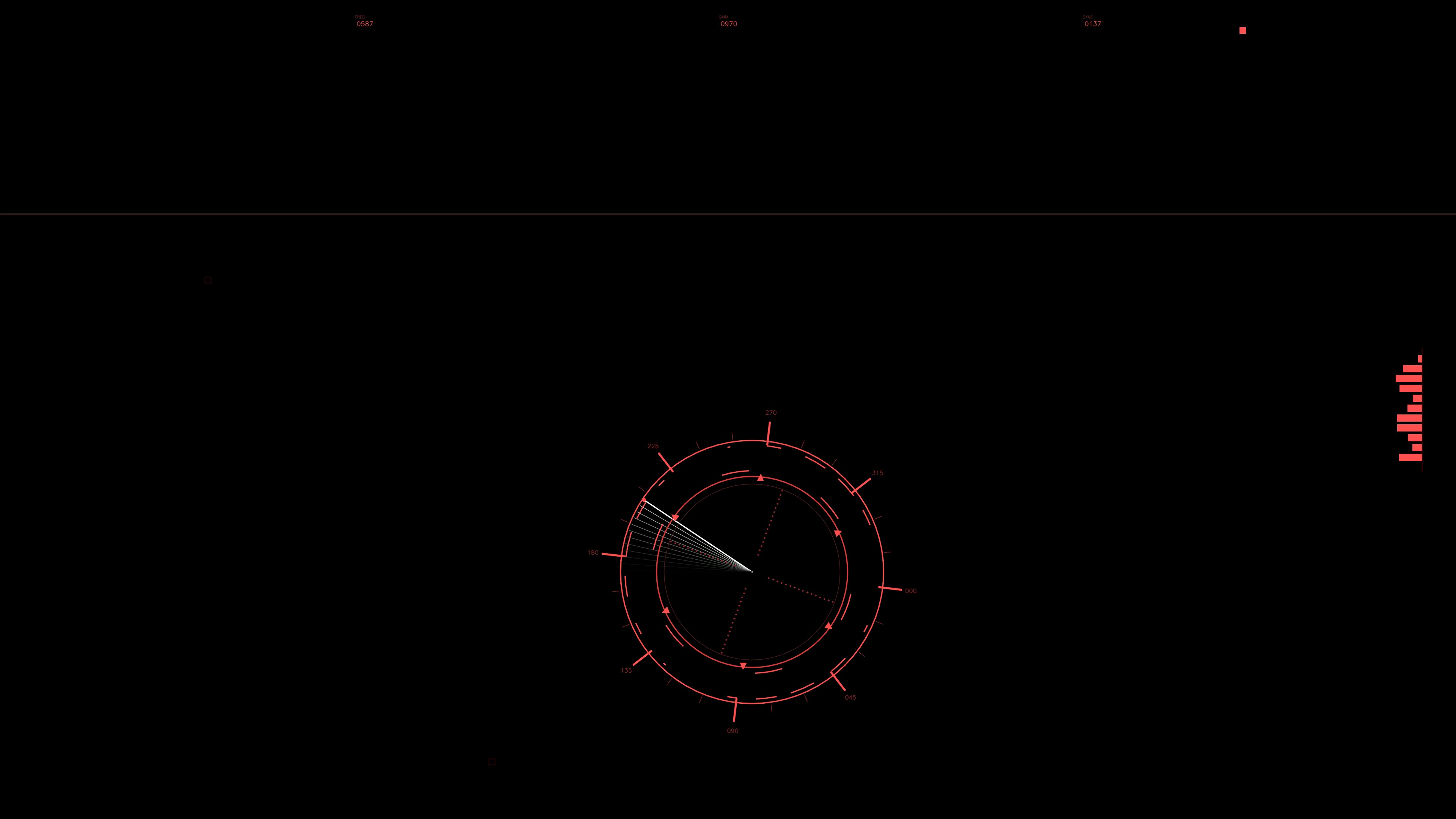 Military gui war stock footage hud animation for science fiction production featuring various visual elements and data readouts
