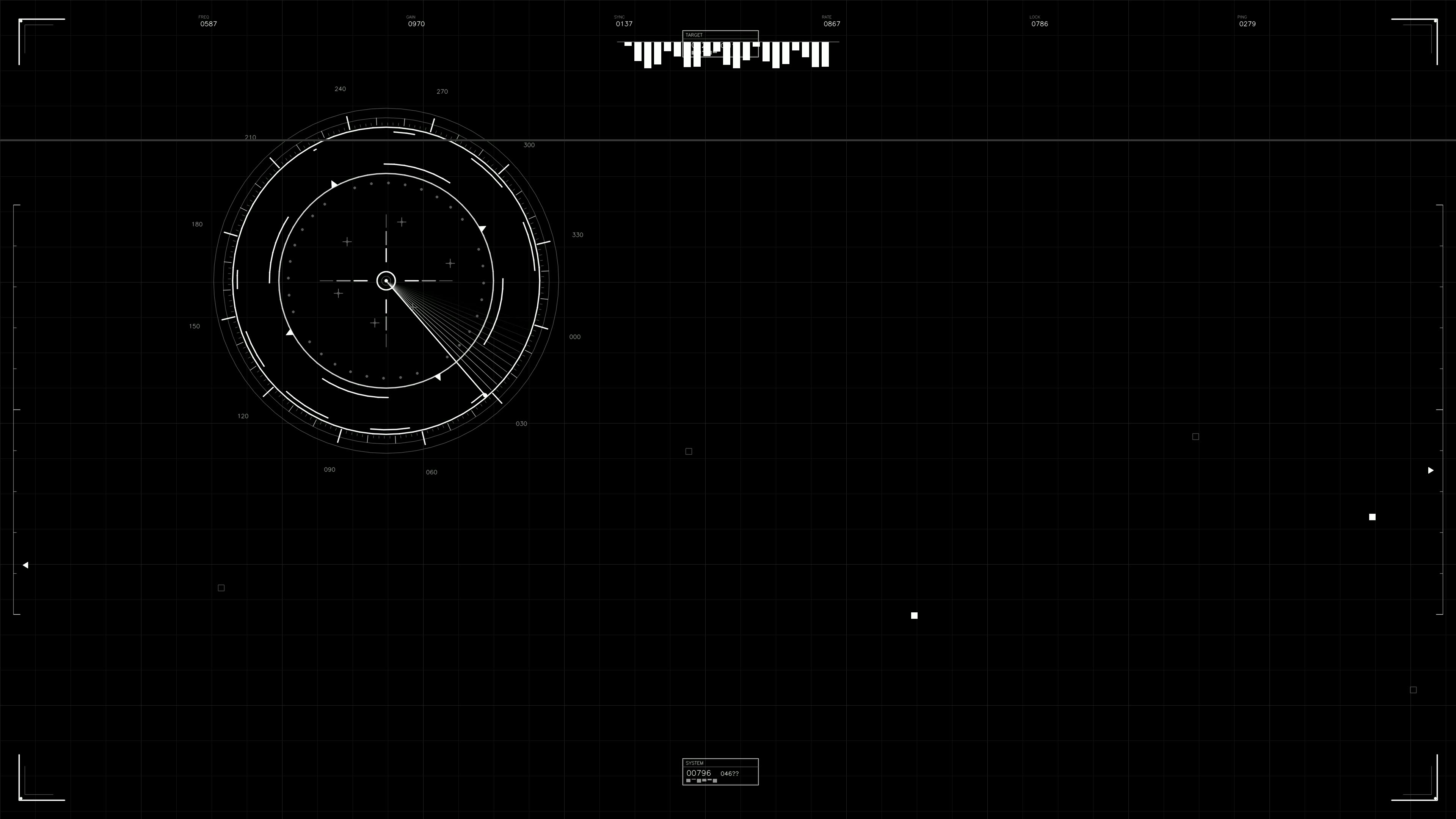 Military graphical user interface war stock footage hud animation for science fiction production use in futuristic settings