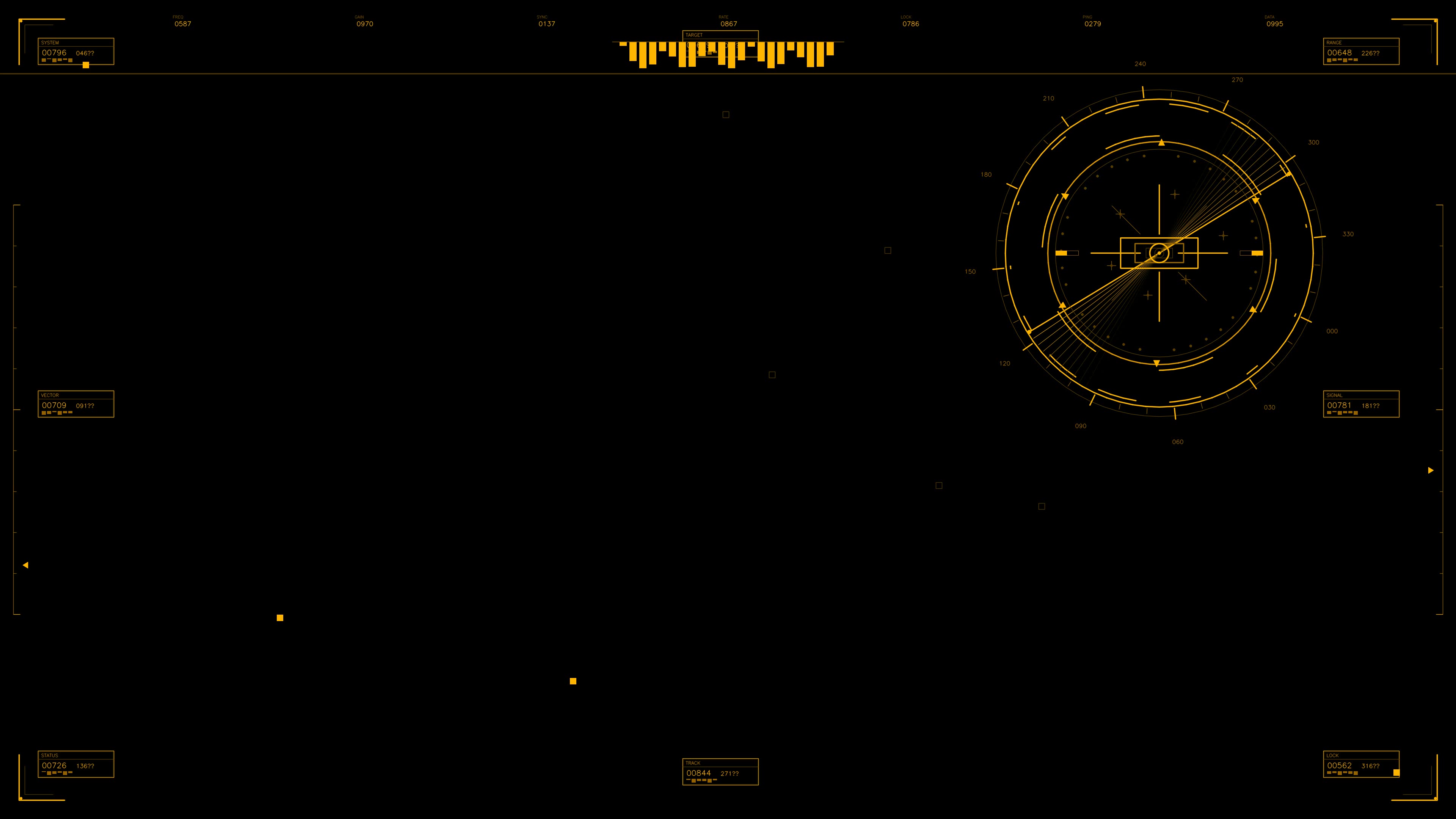 Military gui war stock footage hud animation for science fiction production with digital elements and interface effects