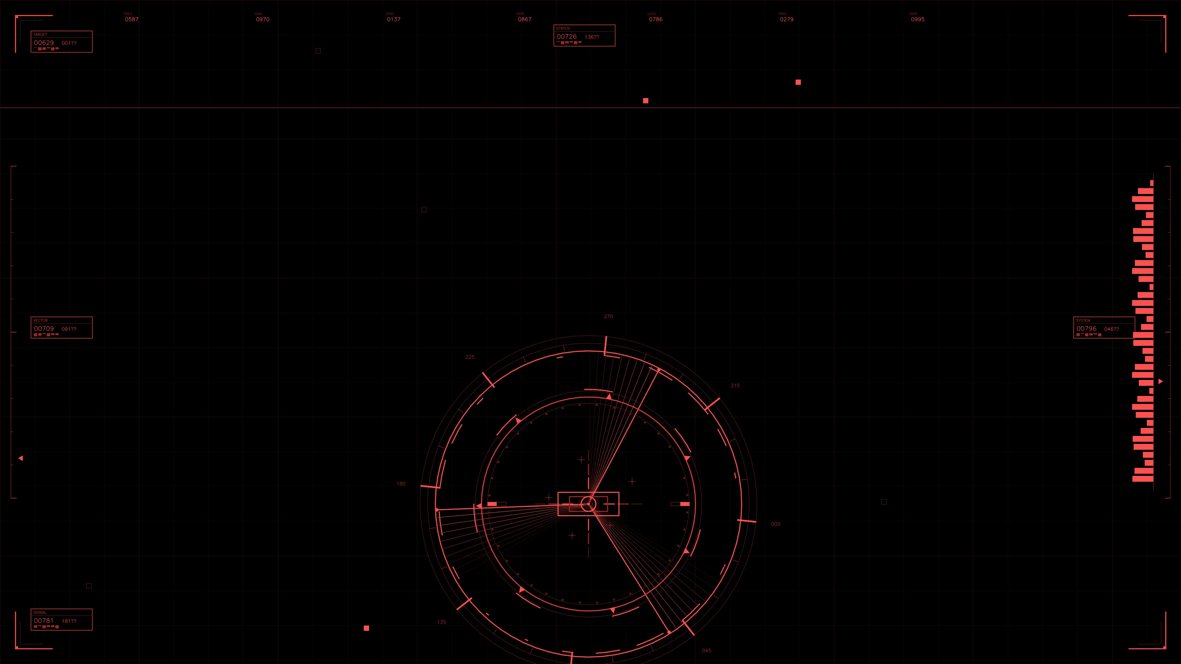 Military gui war stock footage hud animation for futuristic science fiction video production with visual elements and interface features
