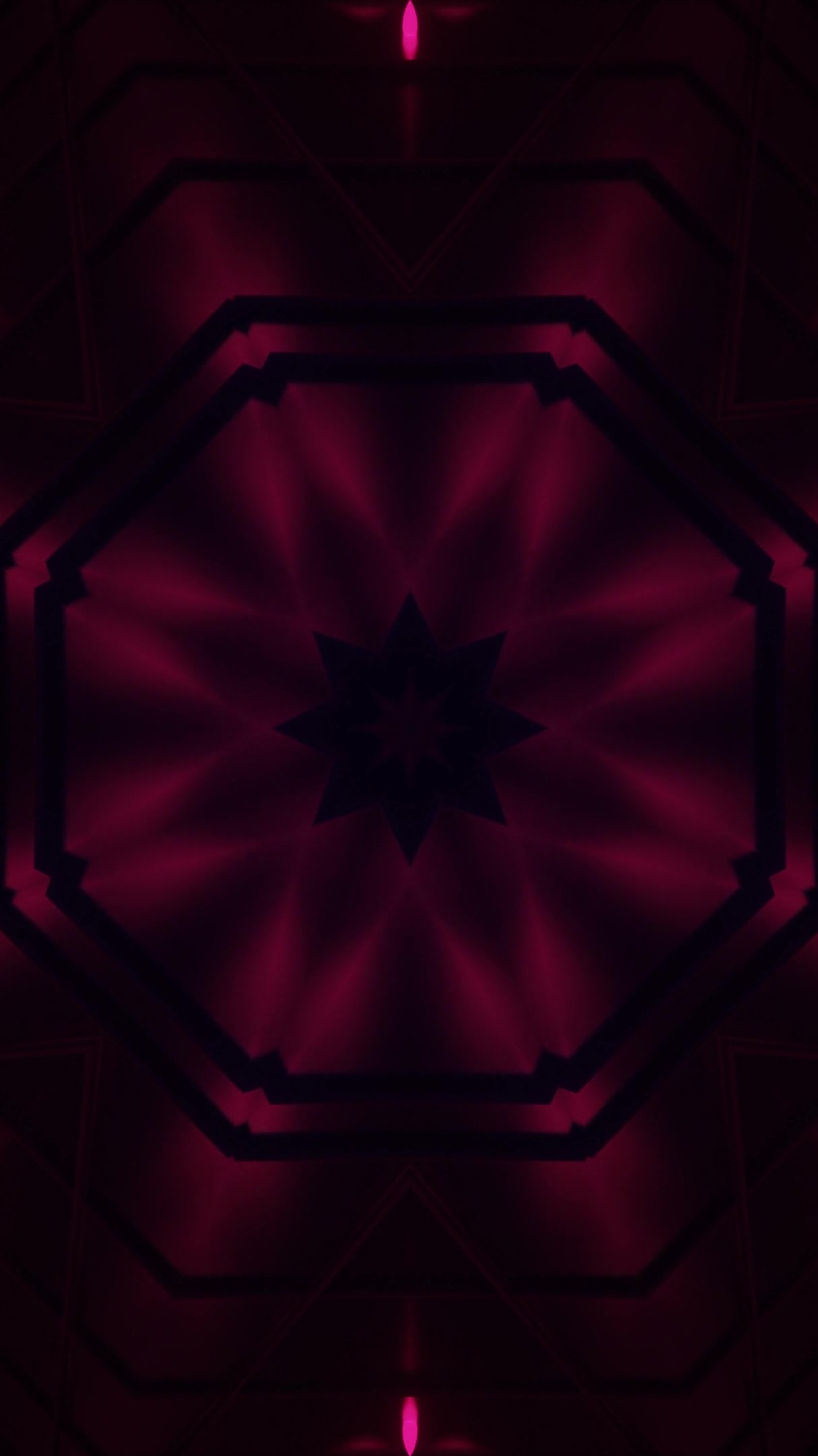 Seamless tunnel video vj loop screensaver with vibrant colors and abstract designs
