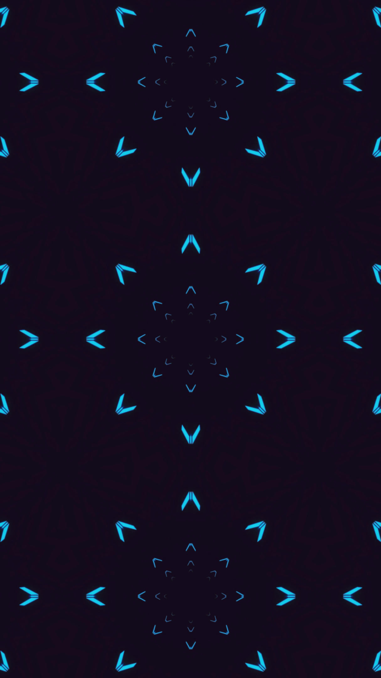 Tunnel video loop creates a mesmerizing visual experience with vibrant colors in a seamless display