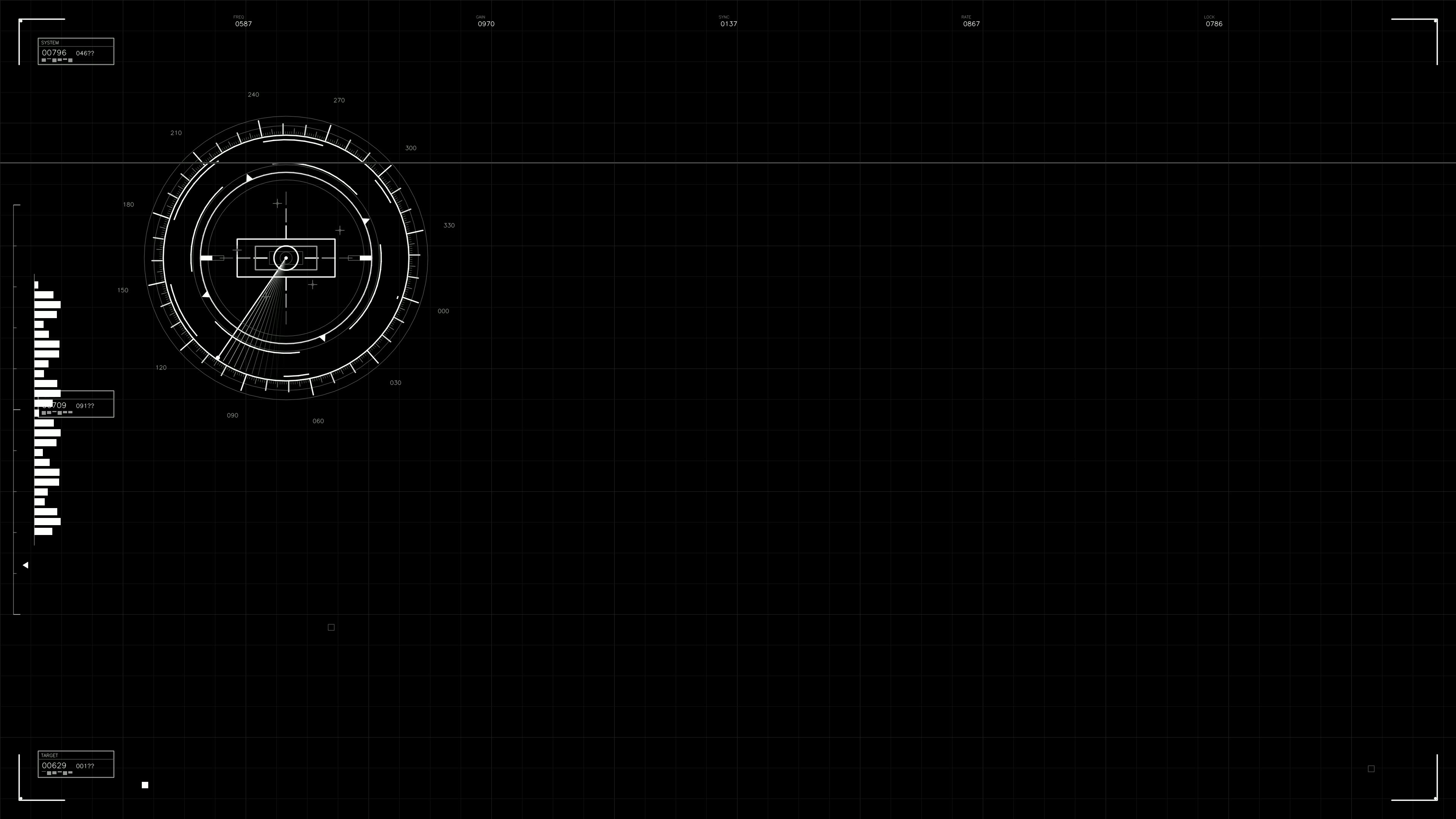 Military gui war stock footage hud animation for science fiction production with display elements and graphs for digital projects