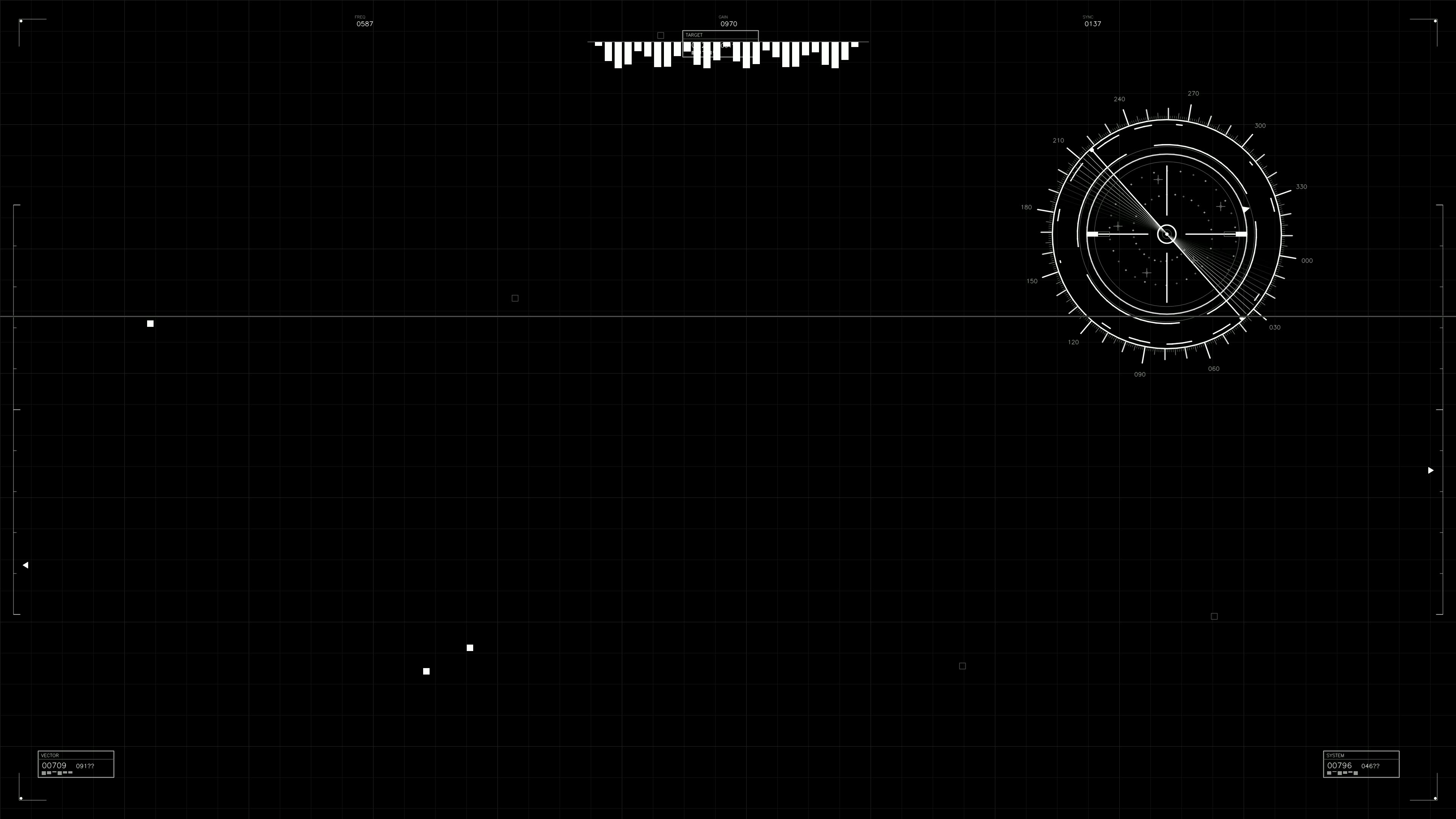 Military gui war stock footage shows hud animation for science fiction production with digital elements and futuristic designs