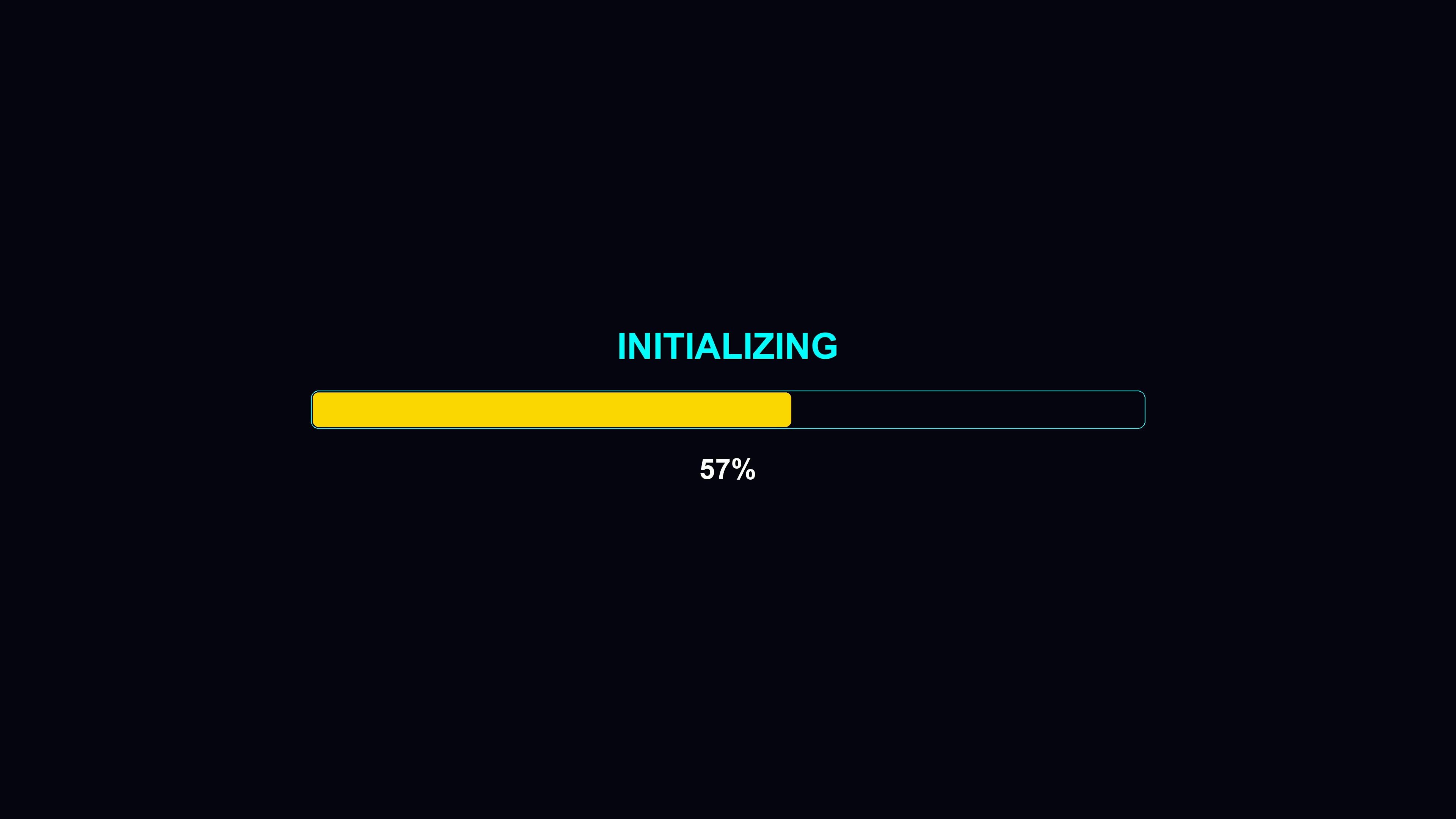 Modern progress bar animation showing waiting status for a task completion with a simple design and color scheme