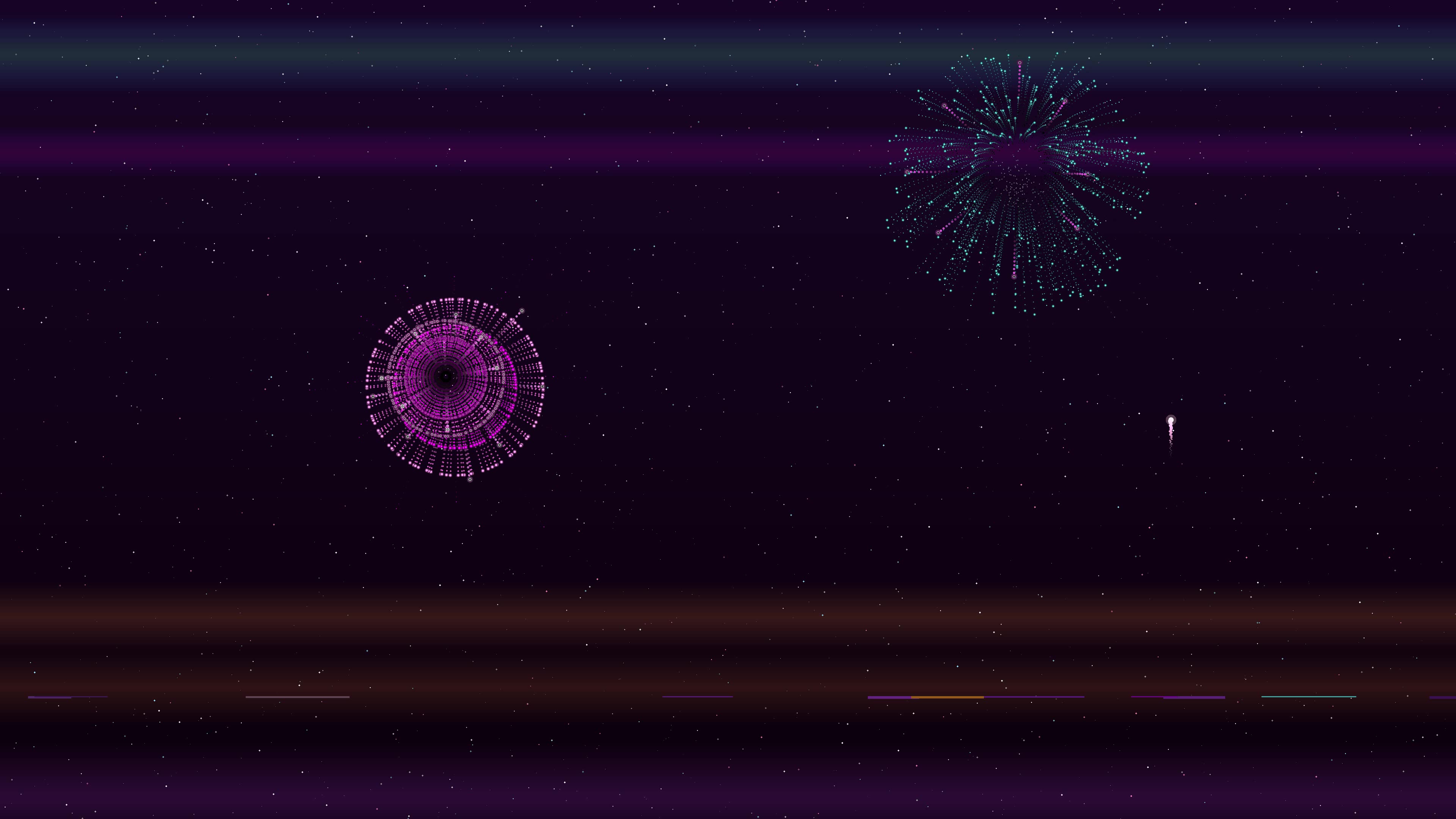 Valentines day fireworks display with heart shapes bursting in the night sky celebrating love and joy