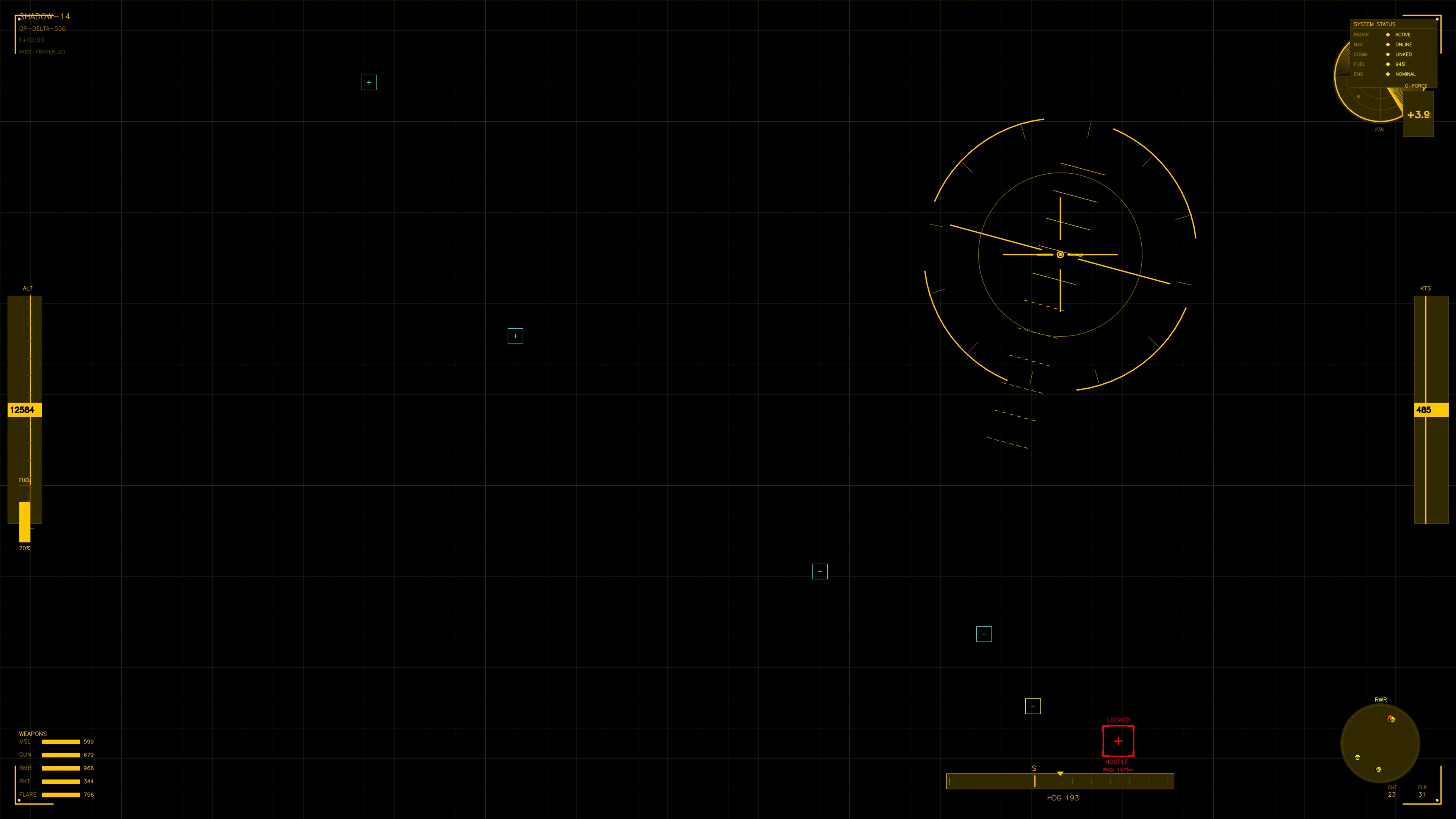 Military graphical user interface war stock footage hud animation for science fiction production in futuristic environment