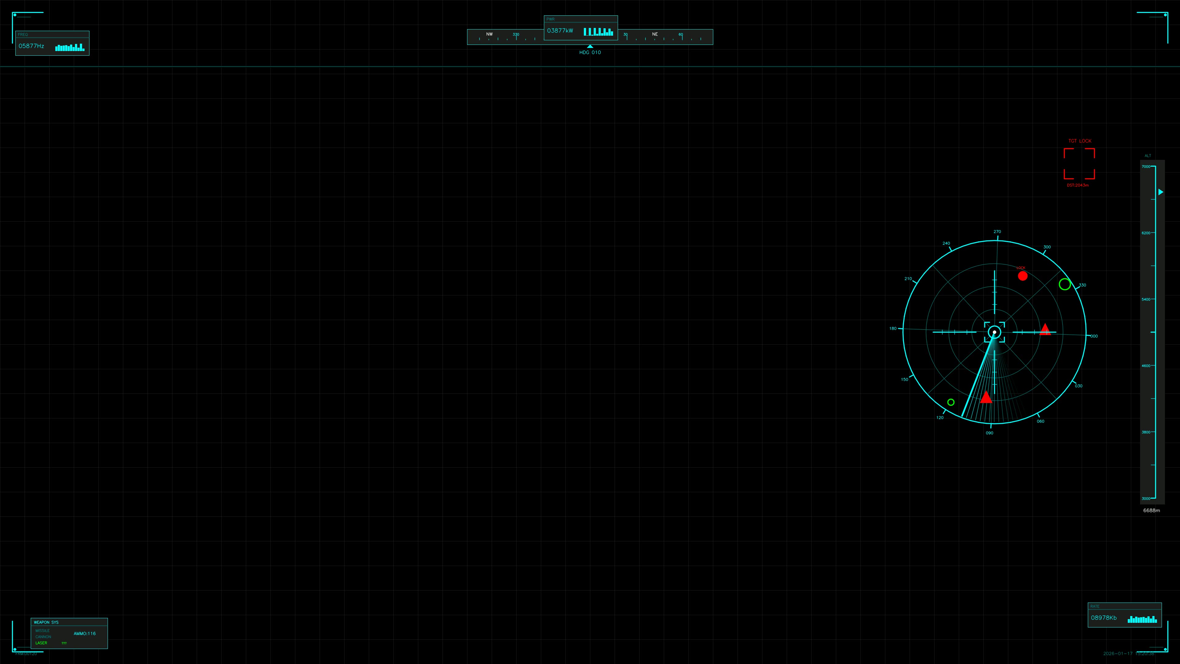 Military gui war stock footage hud animation suitable for science fiction production and creative projects involving technology