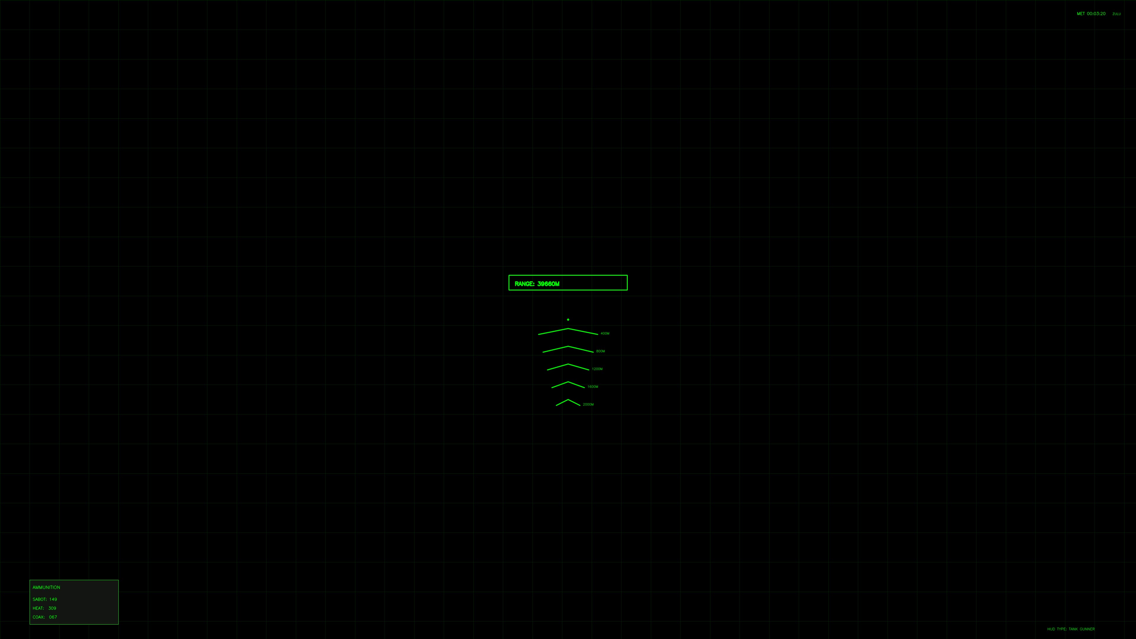 Military gui war stock footage hud animation for science fiction production with green elements and data display