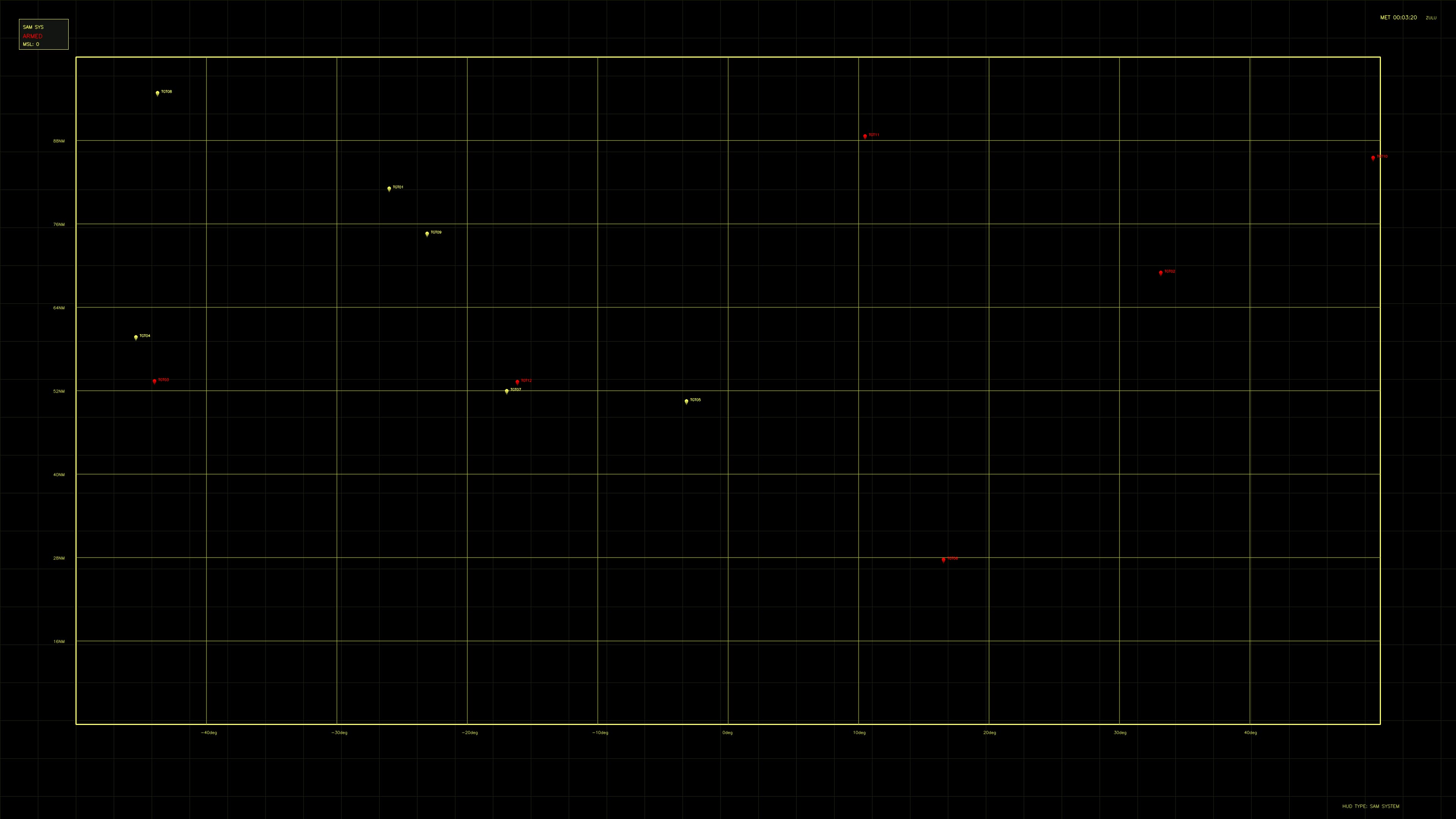 Military gui war stock footage hud animation for science fiction production featuring grid display and tracking elements