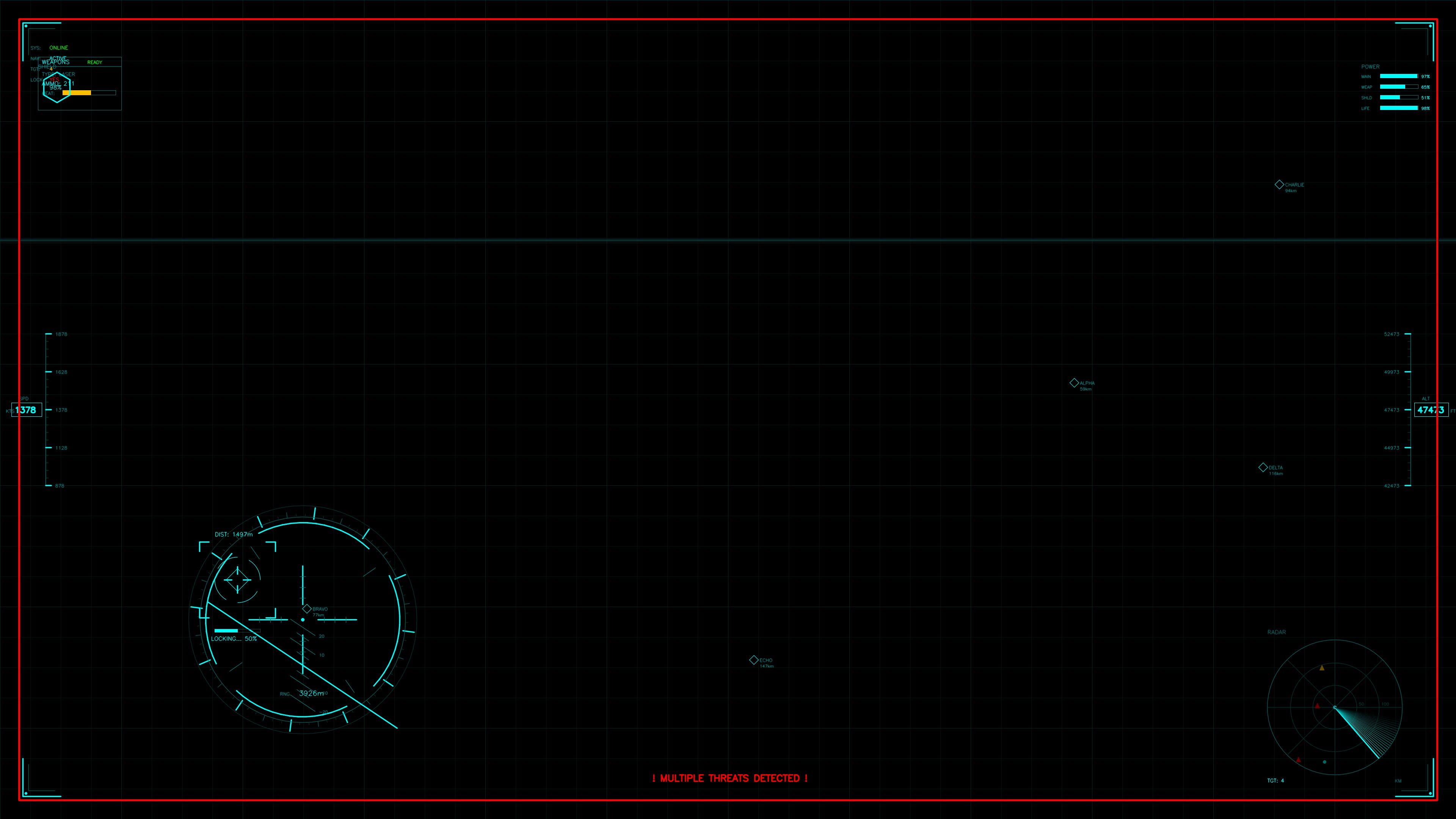Military gui war stock footage hud animation for science fiction production featuring high-tech interface and graphical elements
