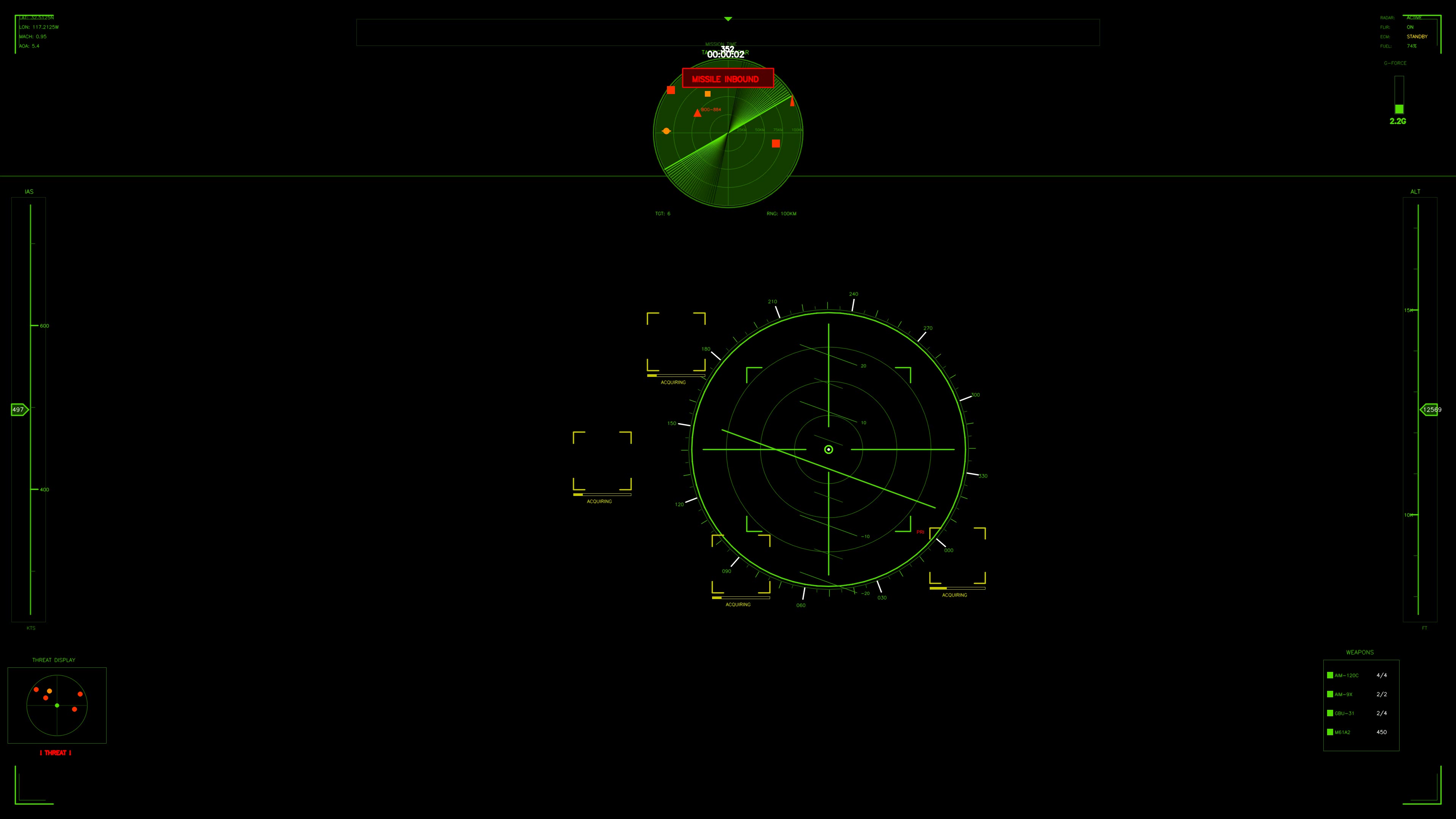 Military gui war stock footage hud animation used for science fiction production in various action scenes and sequences in dark environments