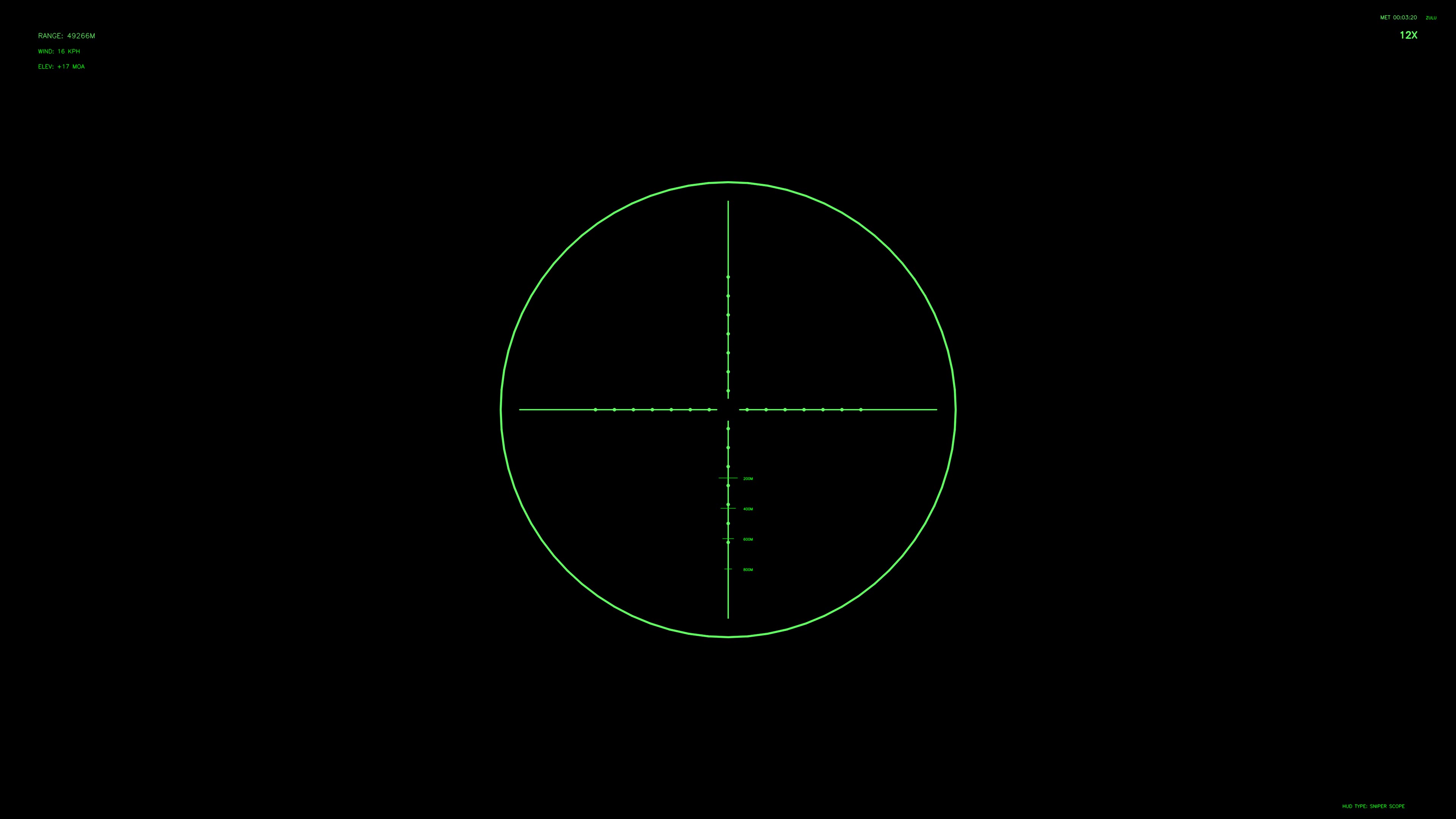 Military targeting system with digital interface for use in science fiction scenes featuring advanced technology