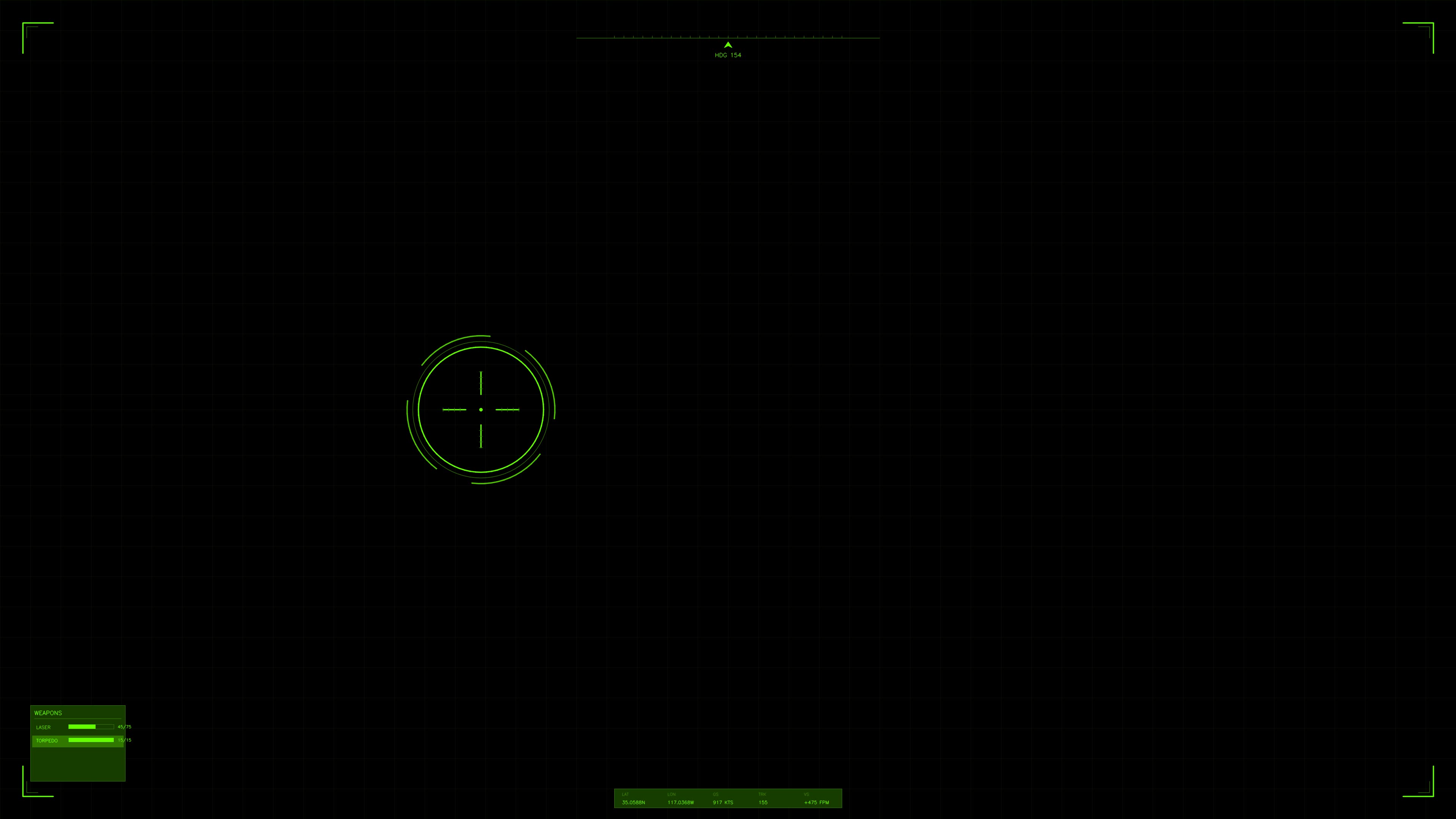 Military gui war stock footage hud animation for future battle scenarios in space combat simulations and training exercises