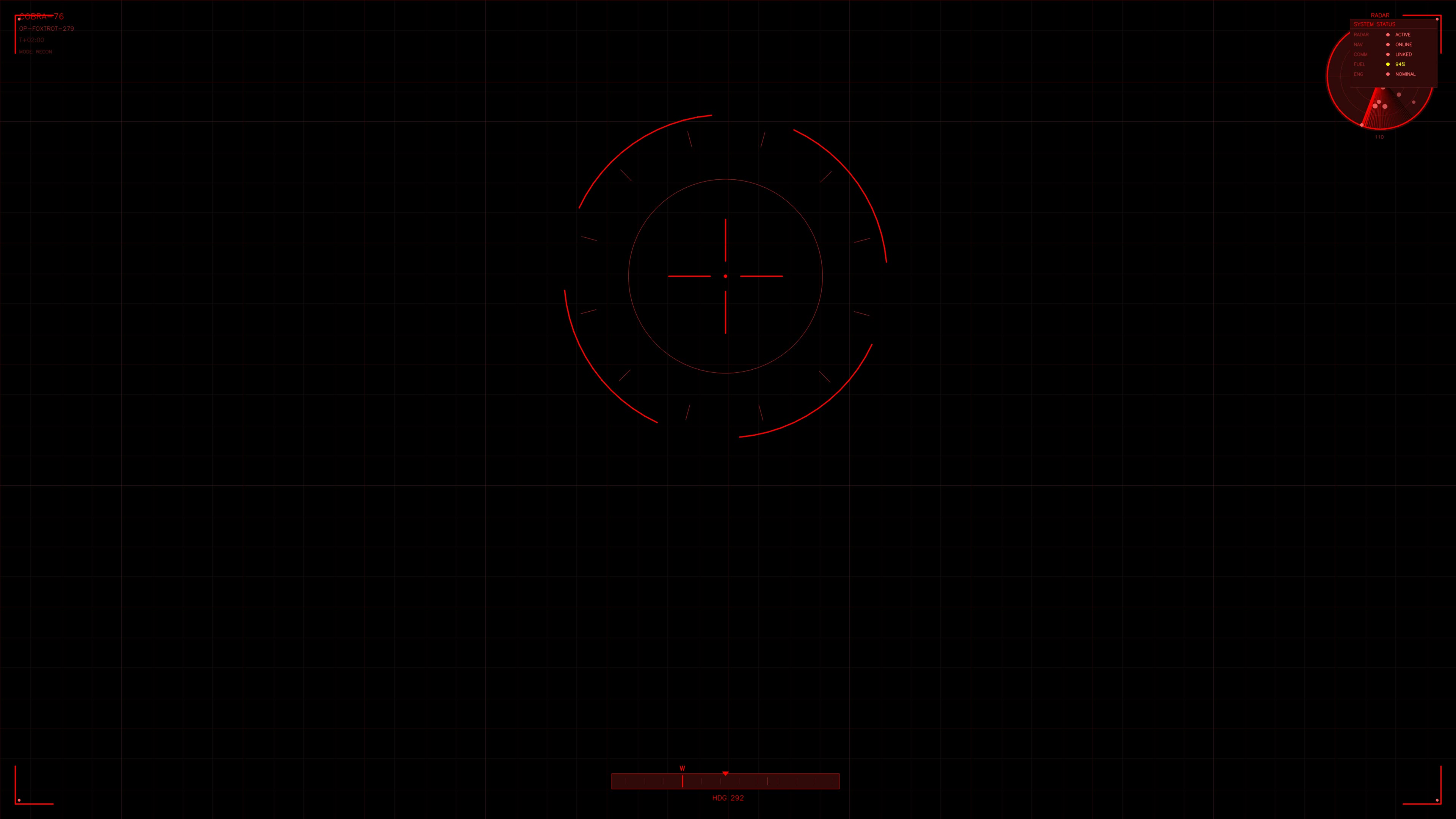 Military gui war stock footage hud animation designed for science fiction video production in a futuristic setting