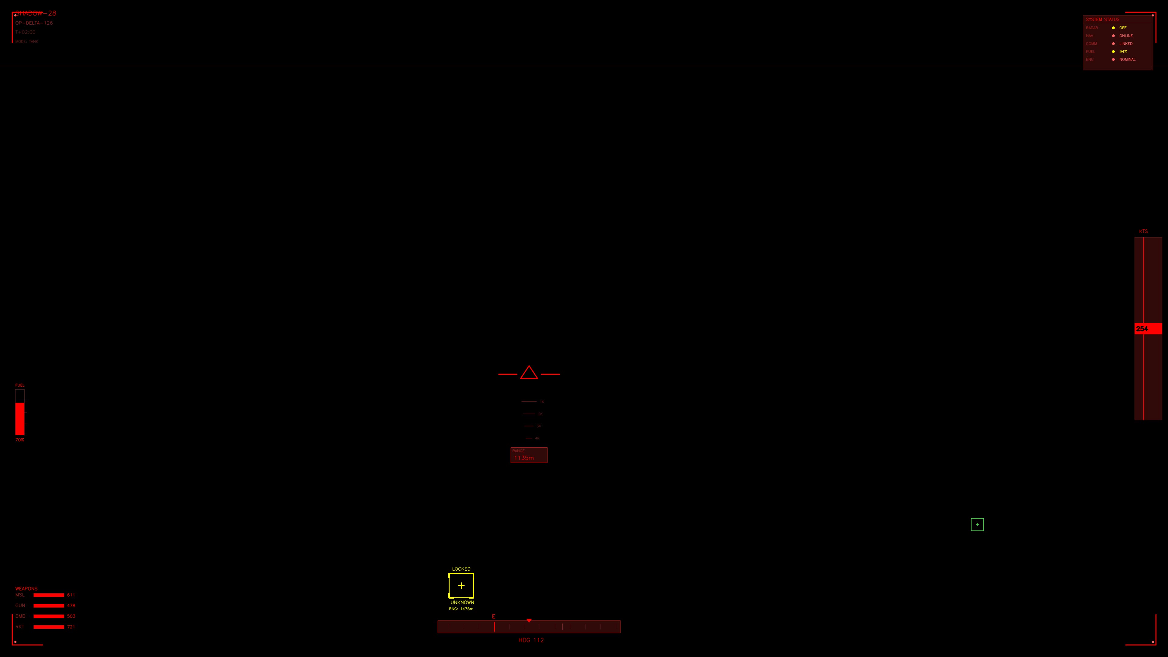 Military gui war stock footage hud animation for science fiction production showing interface elements over black background