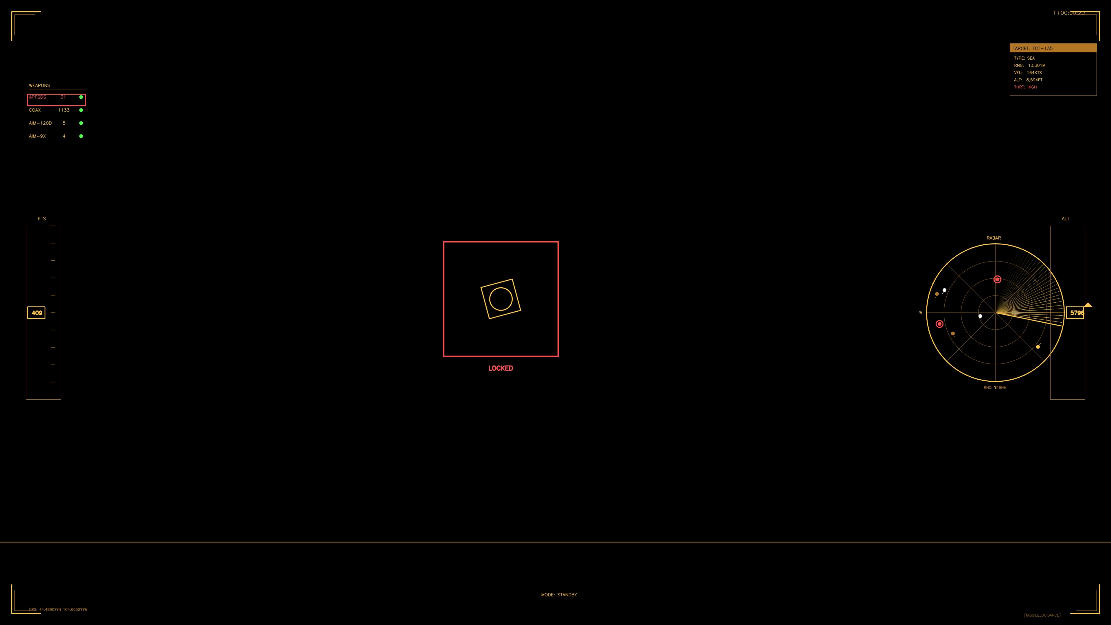 Military gui war stock footage hud animation for science fiction production with visual data display