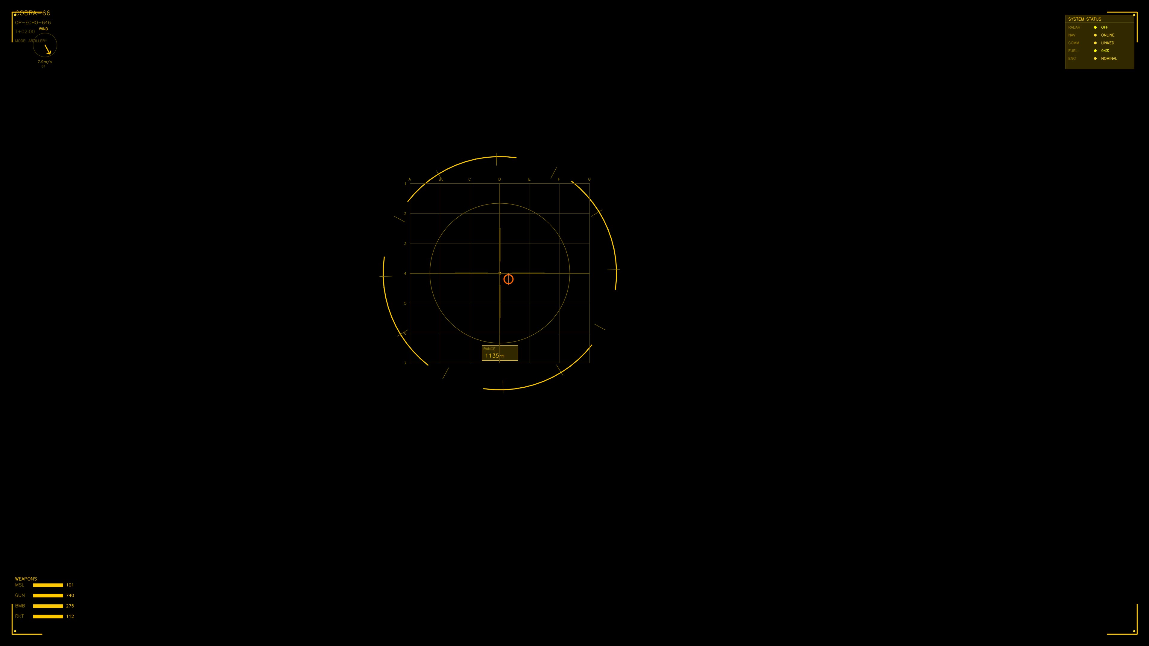 Military user interface war stock footage for science fiction production with digital elements and animation