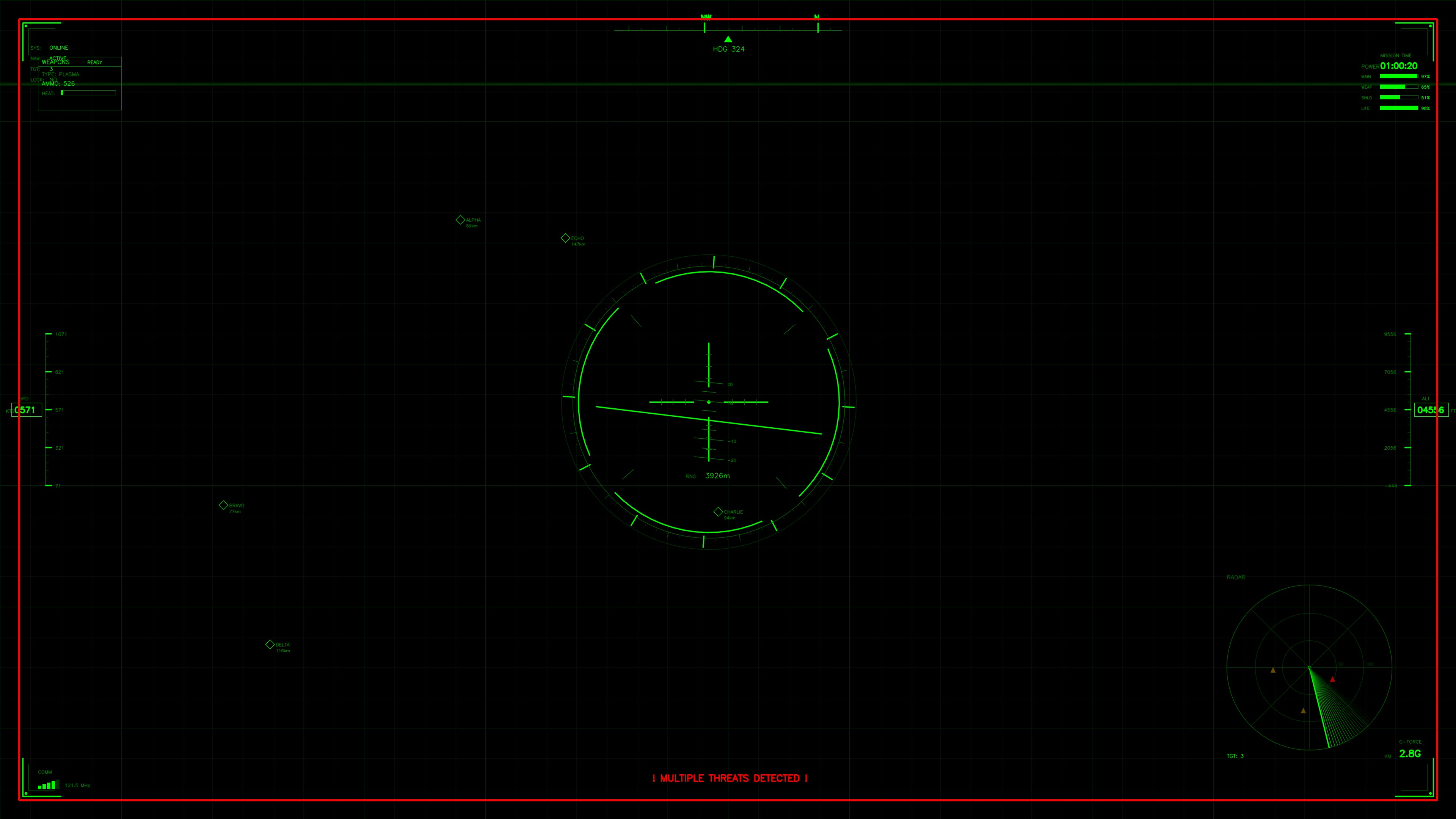 Military gui war stock footage hud animation for science fiction production for a futuristic battle scene in a digital environment