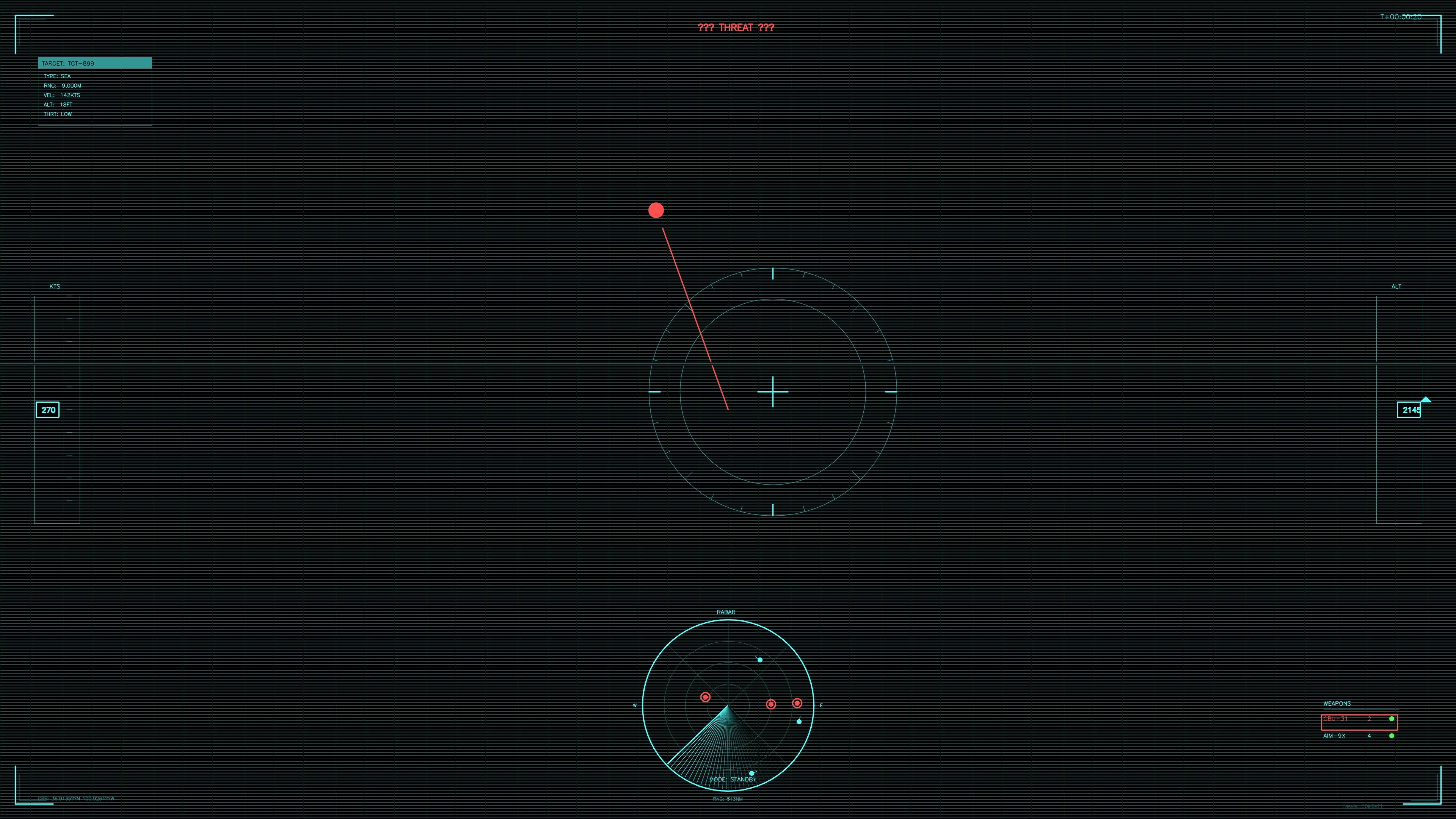 Military gui war stock footage showing hud animation for science fiction production in digital interface design