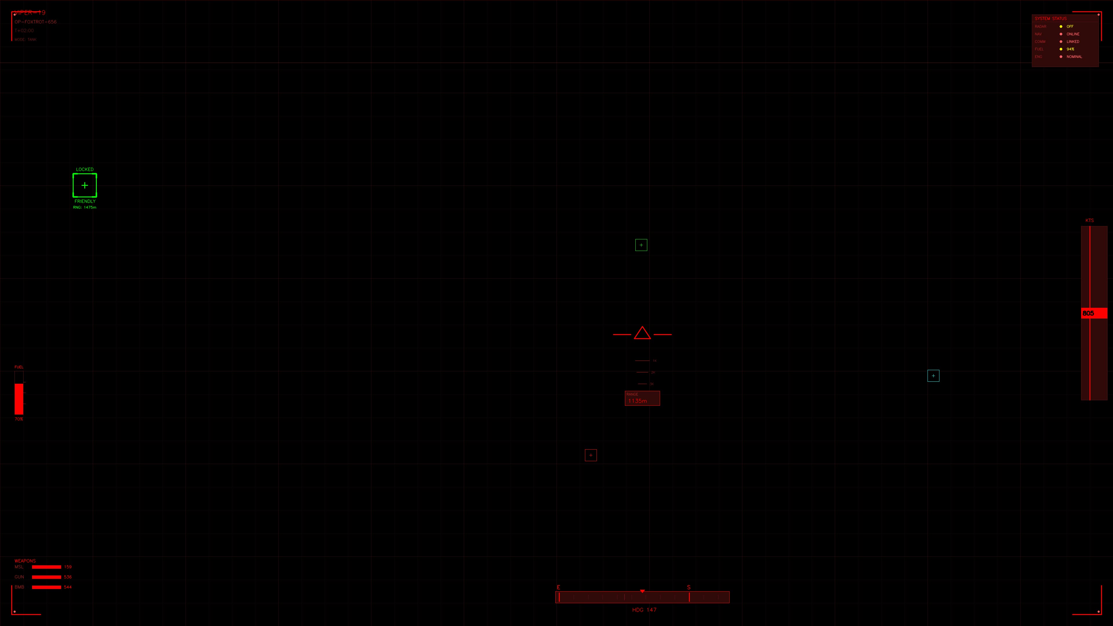 Military gui war stock footage hud animation for science fiction production with advanced graphics and data display functions