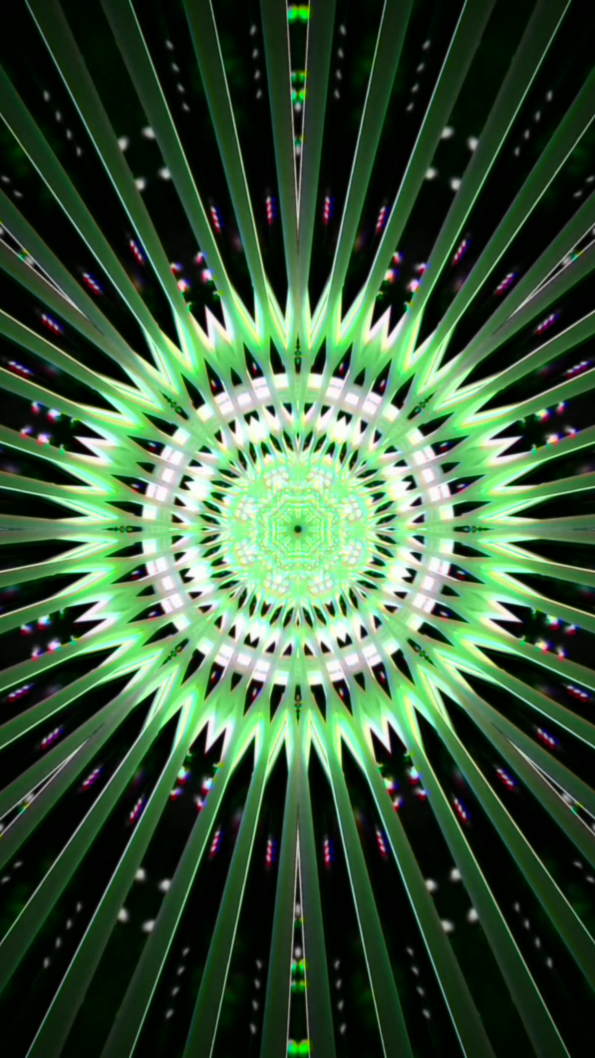 Seamless tunnel video loop creates vibrant visual experience for relaxation or entertainment