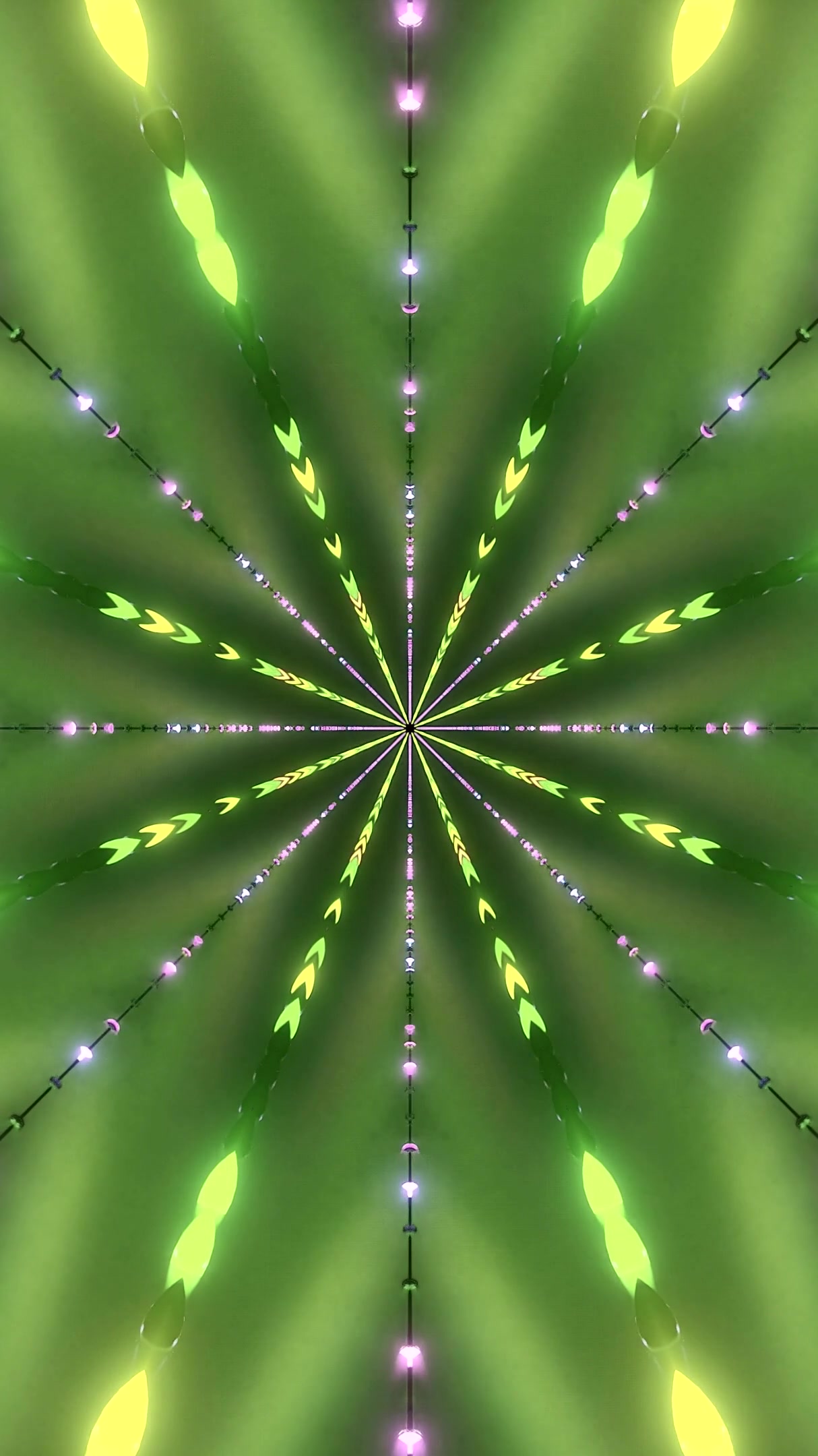 Vibrant tunnel video vj loop screensaver creating a mesmerizing experience of light and motion