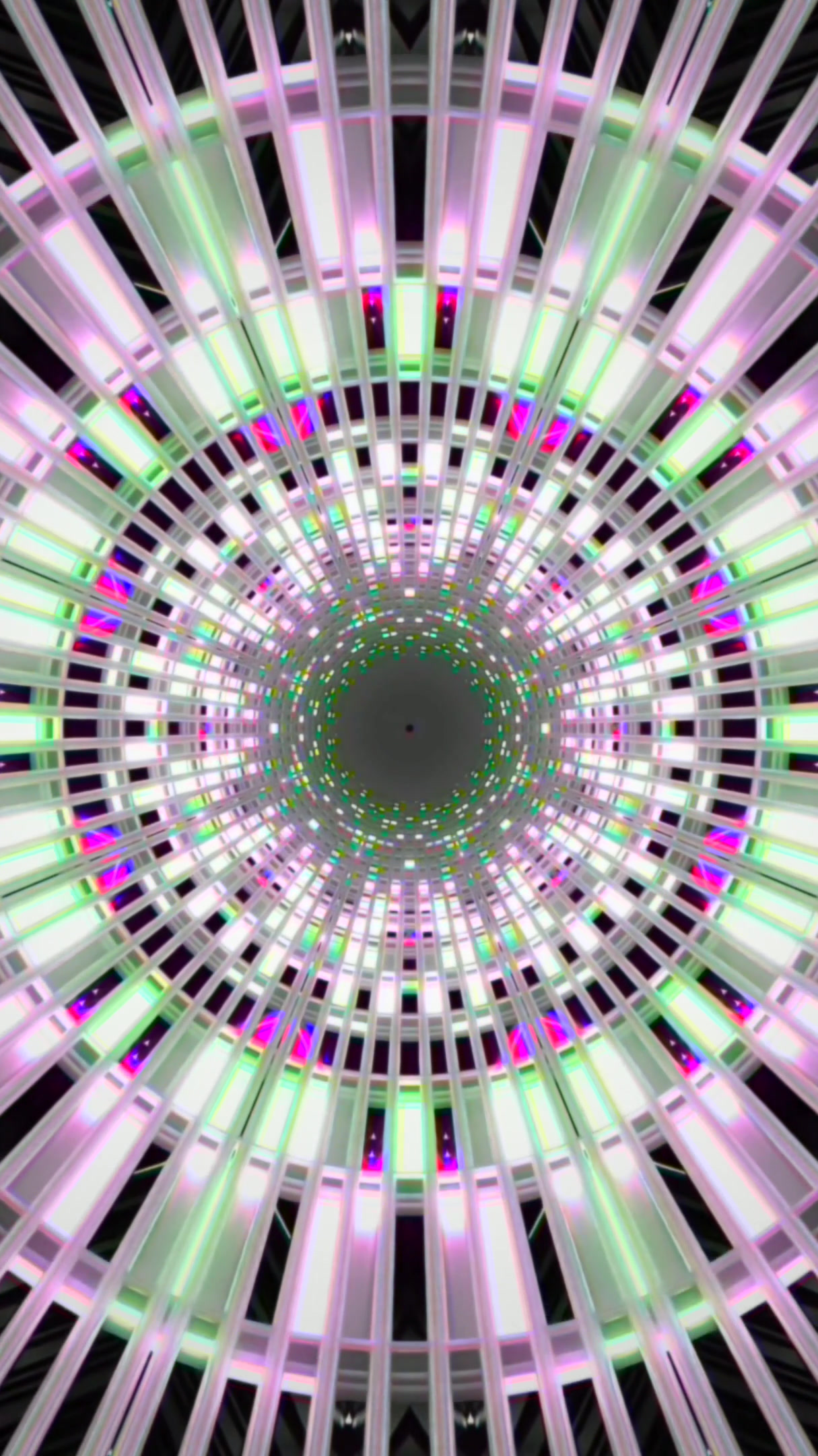 Tunnel video loop creates a captivating visual experience with vi