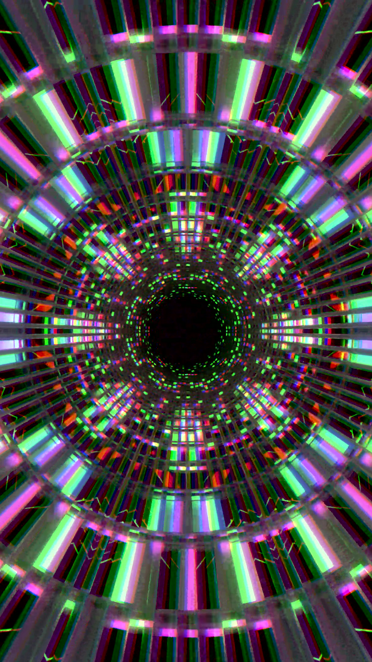 Vibrant tunnel video loop enhances your screen with seamless motion and vivid colors