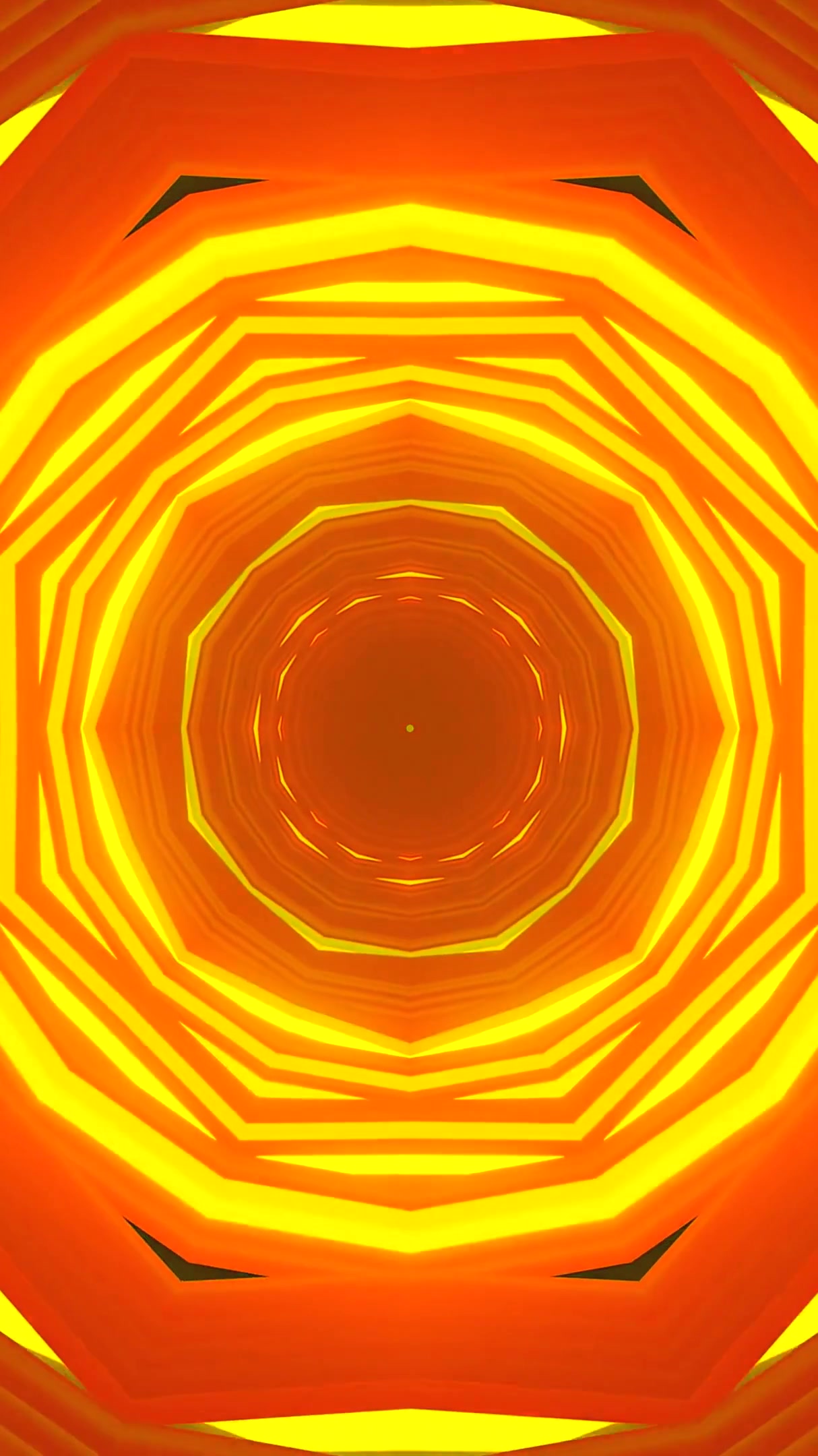 Seamless tunnel video loop screensaver with vibrant colors creating a mesmerizing visual experience
