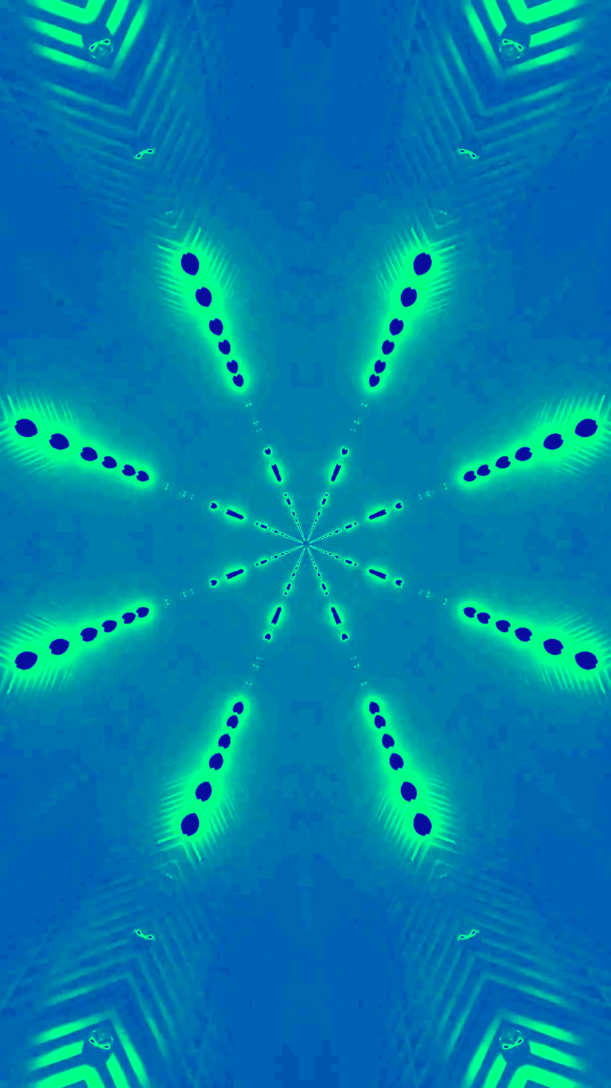 Colorful tunnel video loop creates a mesmerizing seamless effects