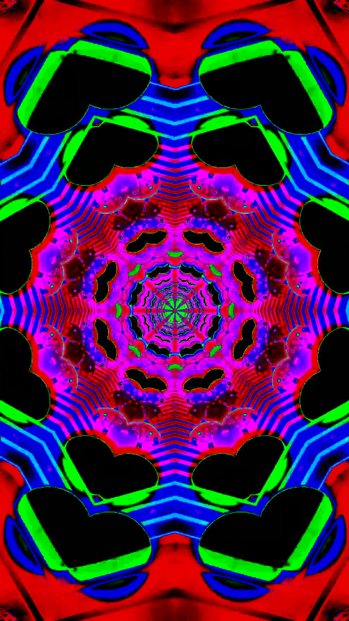 Bright tunnel visual journey creates a seamless experience throug