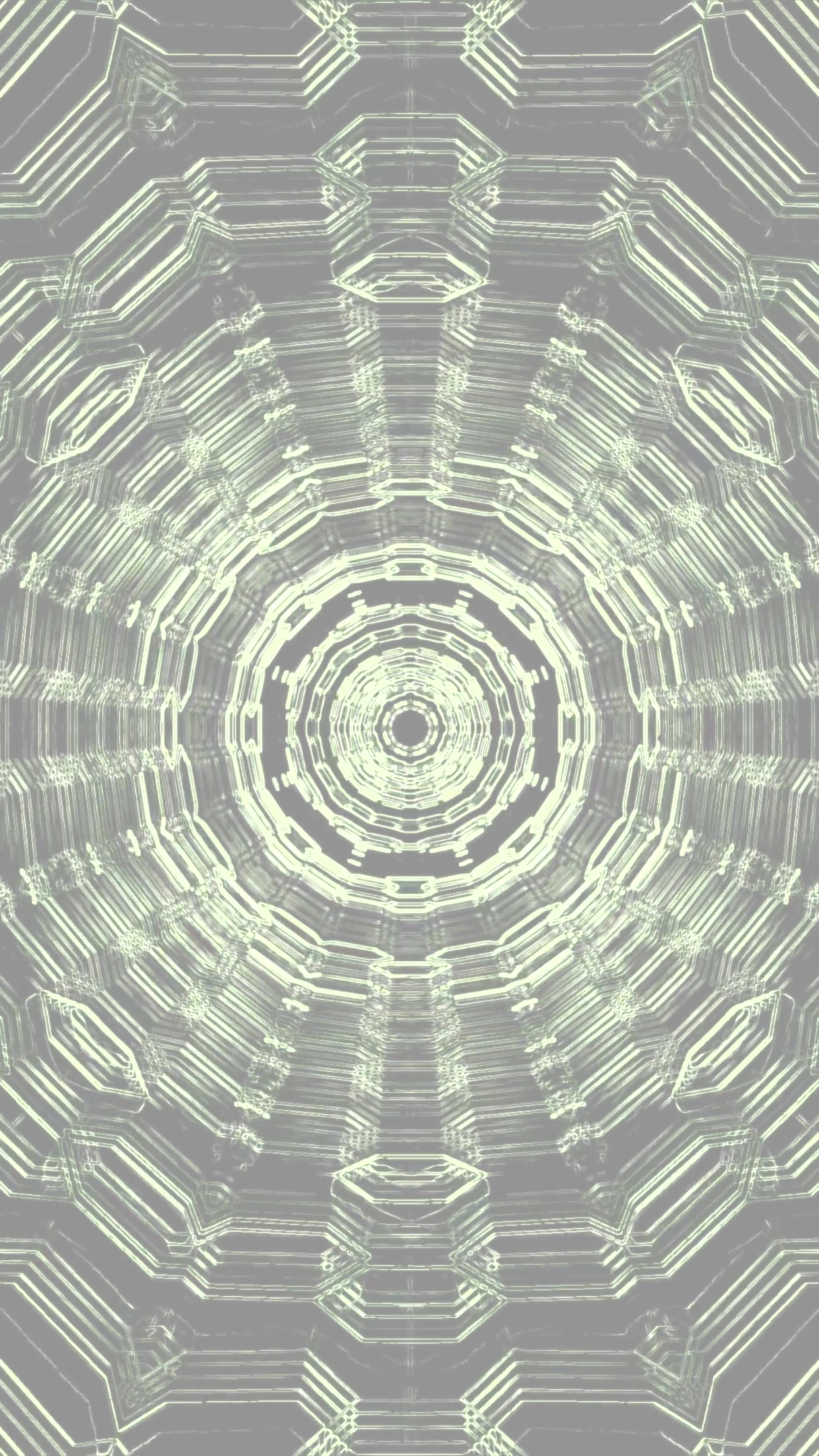 Seamless tunnel video loop with abstract design and flowing patterns creating a mesmerizing motion effect