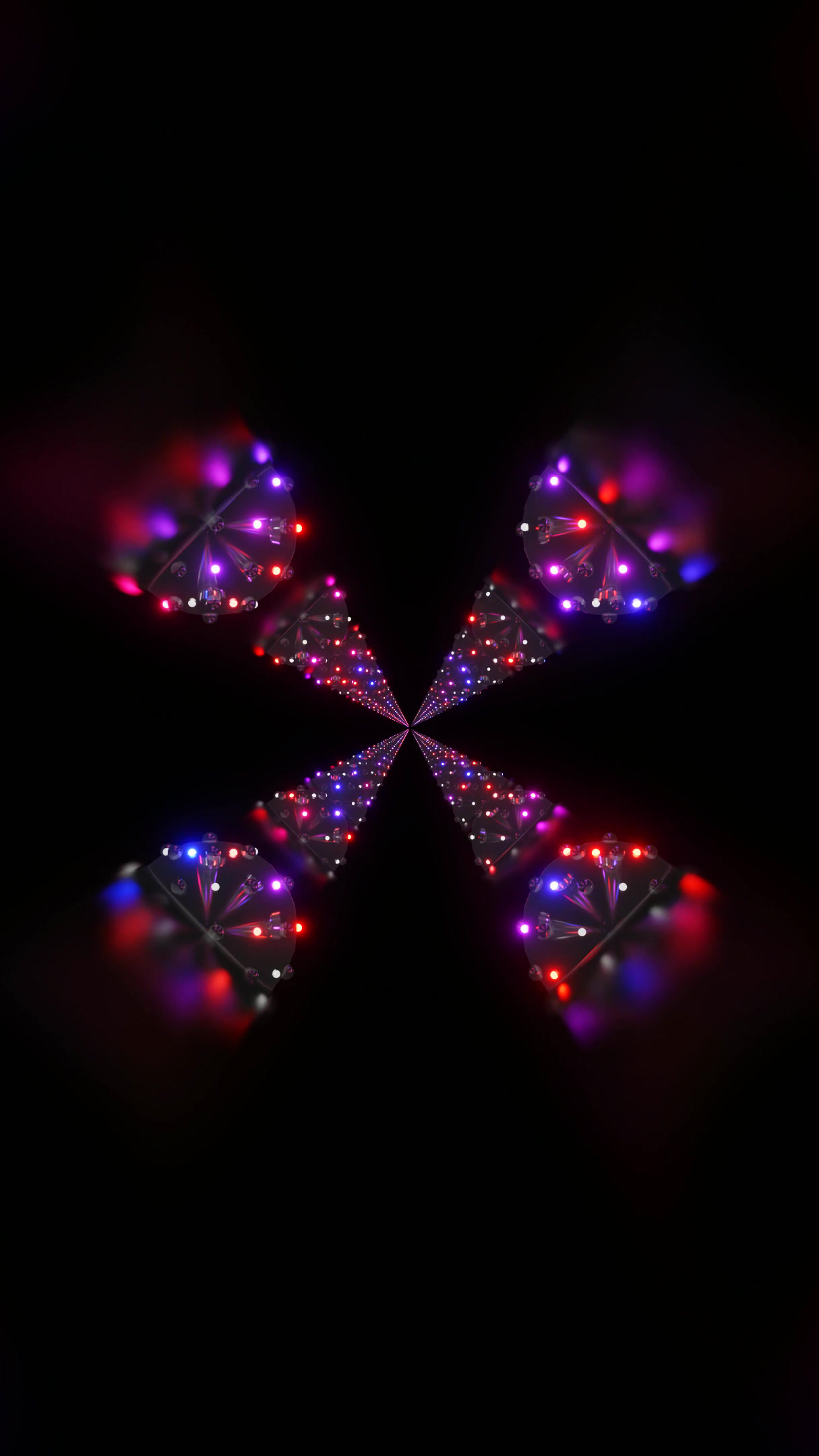 Colorful tunnel video loop for captivating screensaver experience