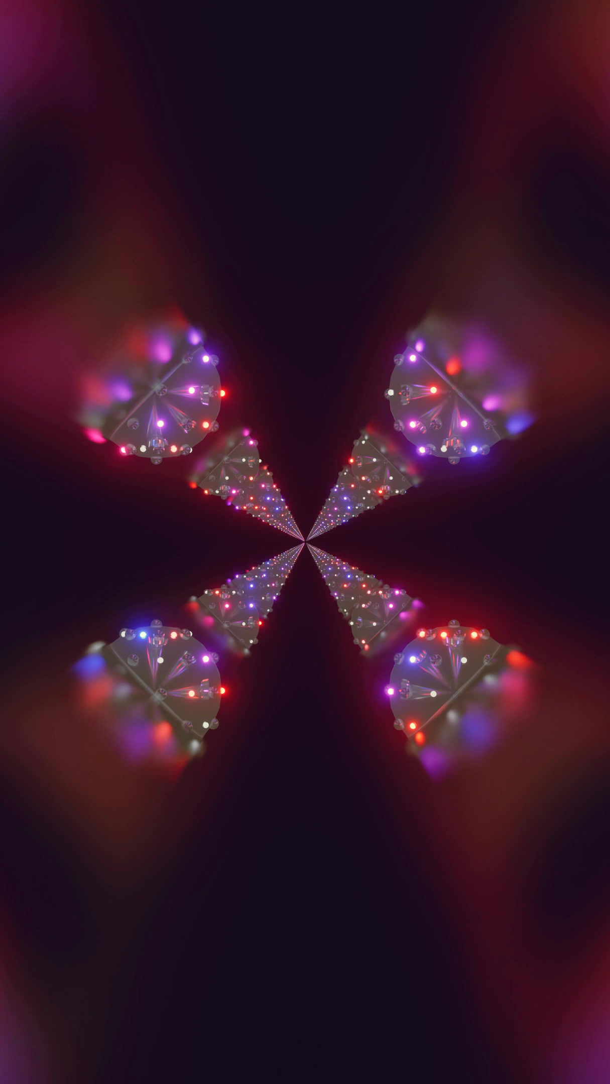 Vibrant tunnel video VJ loop screensaver showcasing colorful ligh