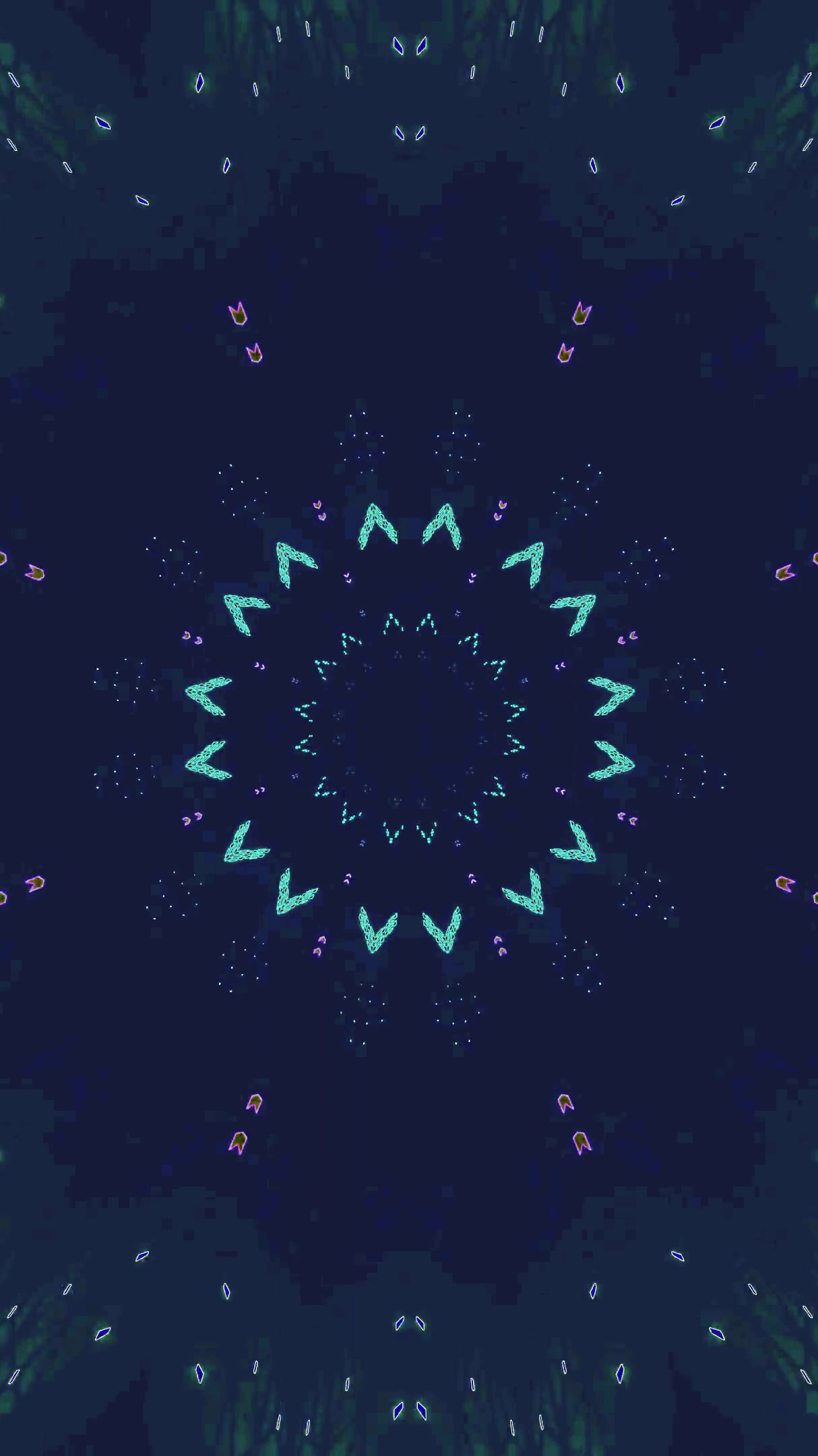 Vibrant tunnel video loop with seamless motion creating a mesmerizing visual experience for screensaver use