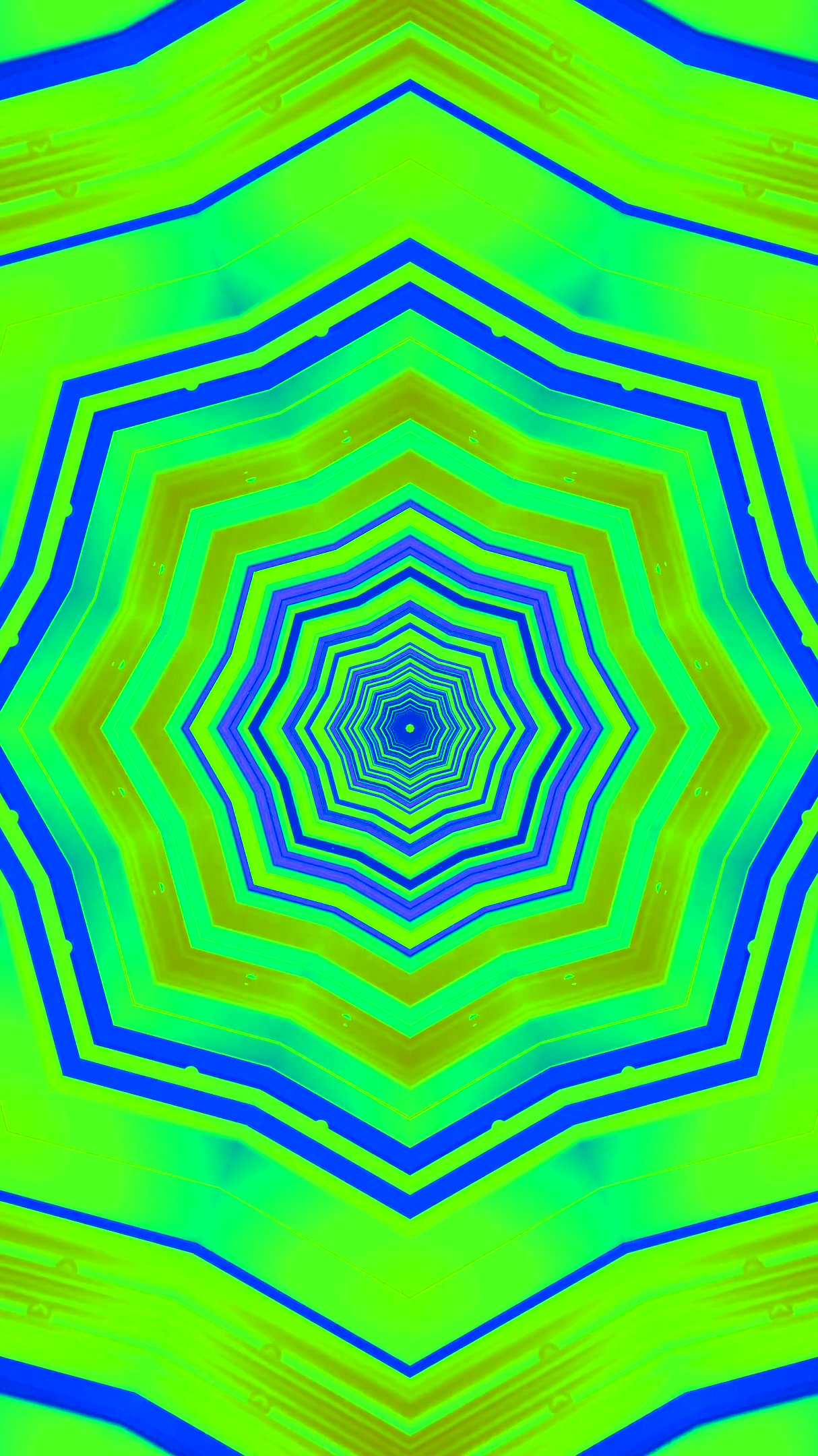 Mesmerizing tunnel video loop with vibrant colors and dynamic patterns