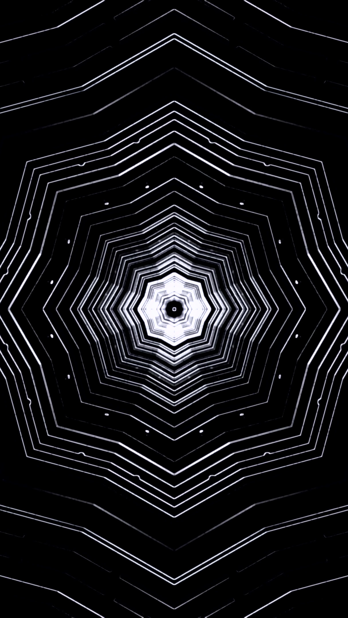 Seamless tunnel video vj loop for captivating screensaver experience
