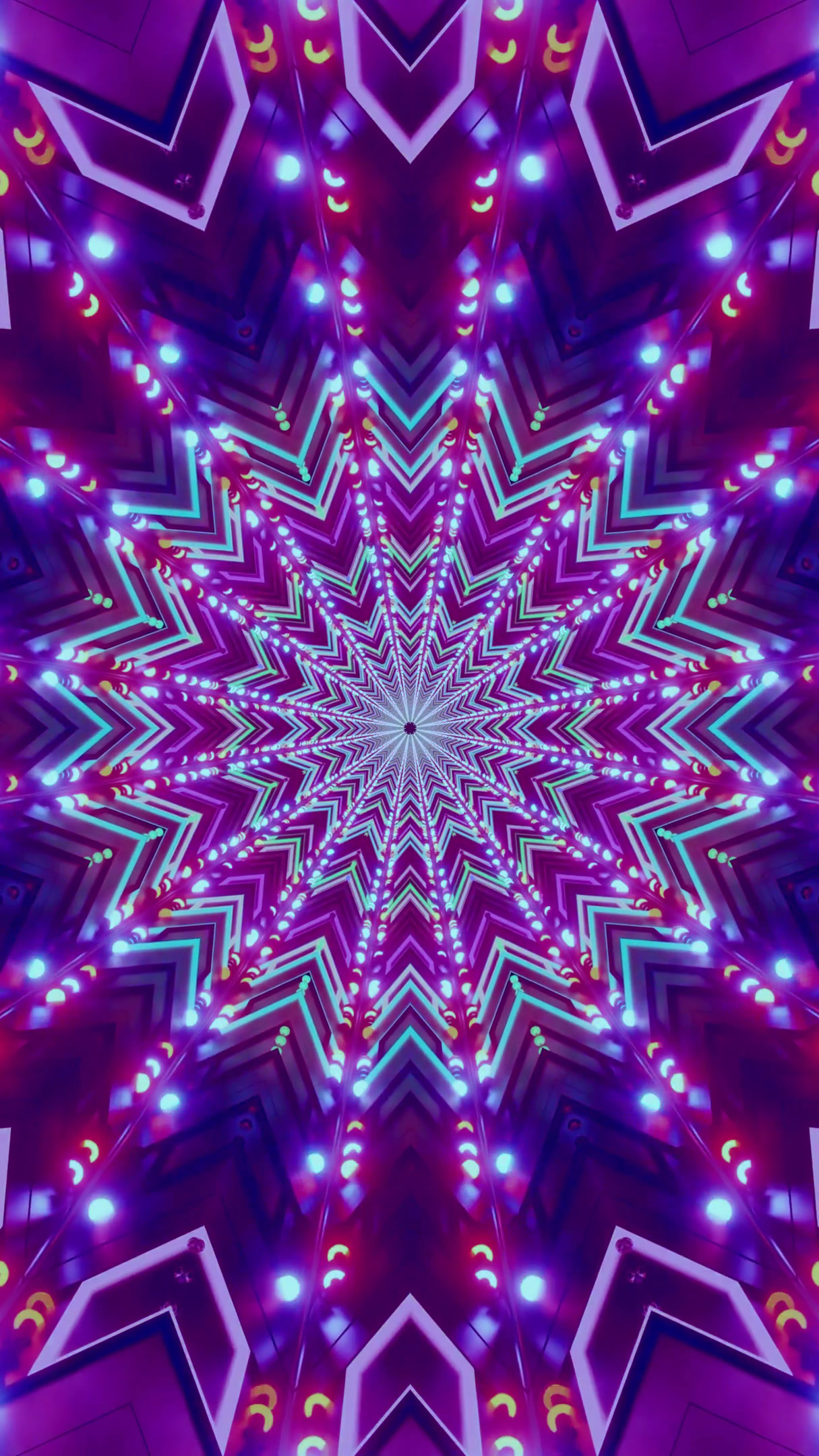 Vibrant tunnel video vj loop screensaver creating dynamic visual patterns and colors for immersive viewing experience