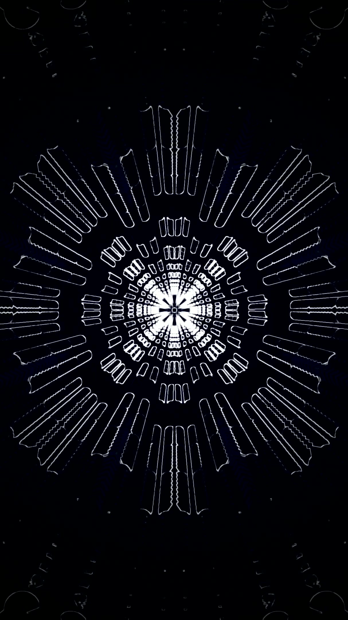 Dynamic tunnel video loop creates an engaging visual experience w