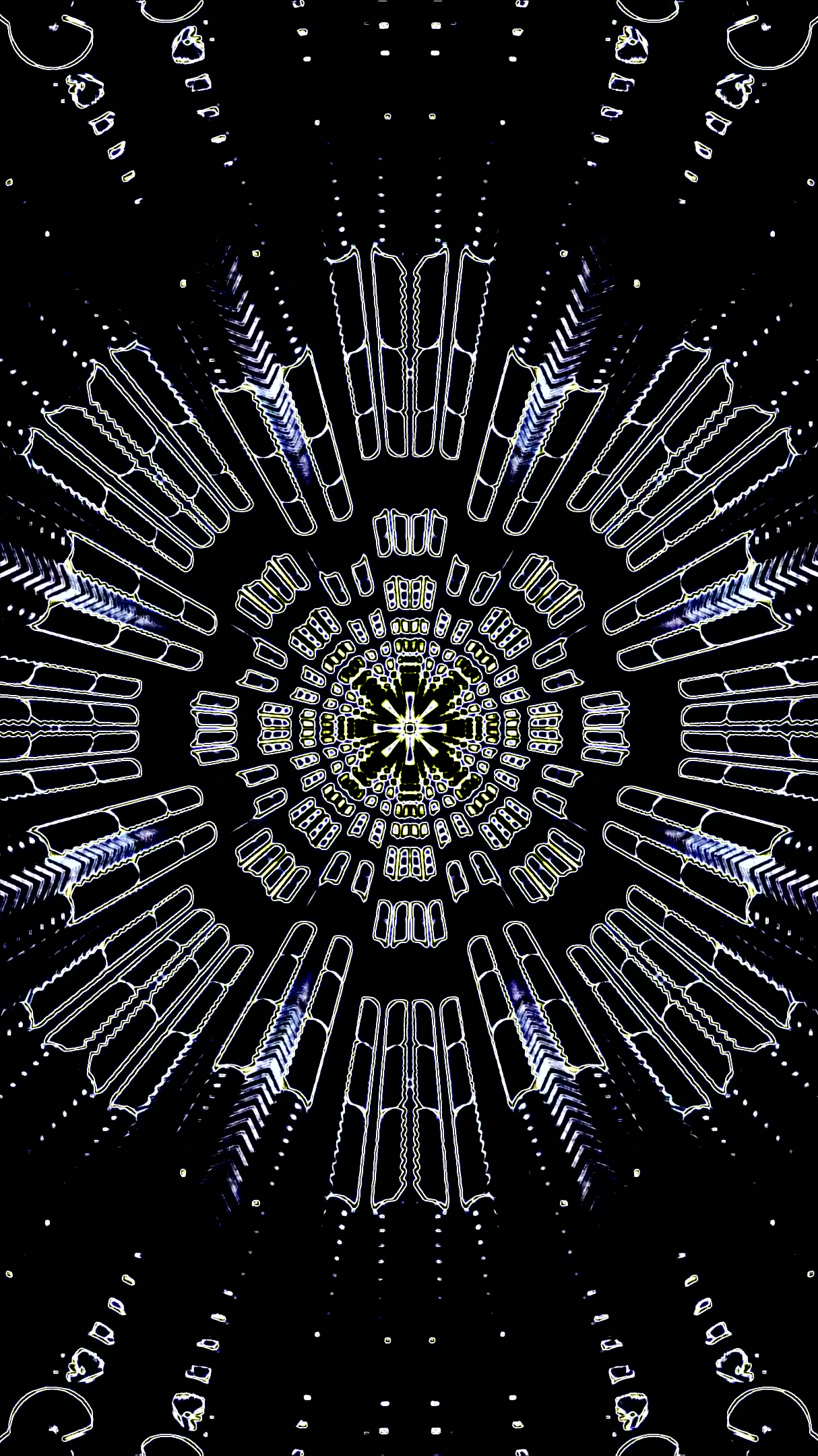 Seamless tunnel video loop creating immersive visual experience f