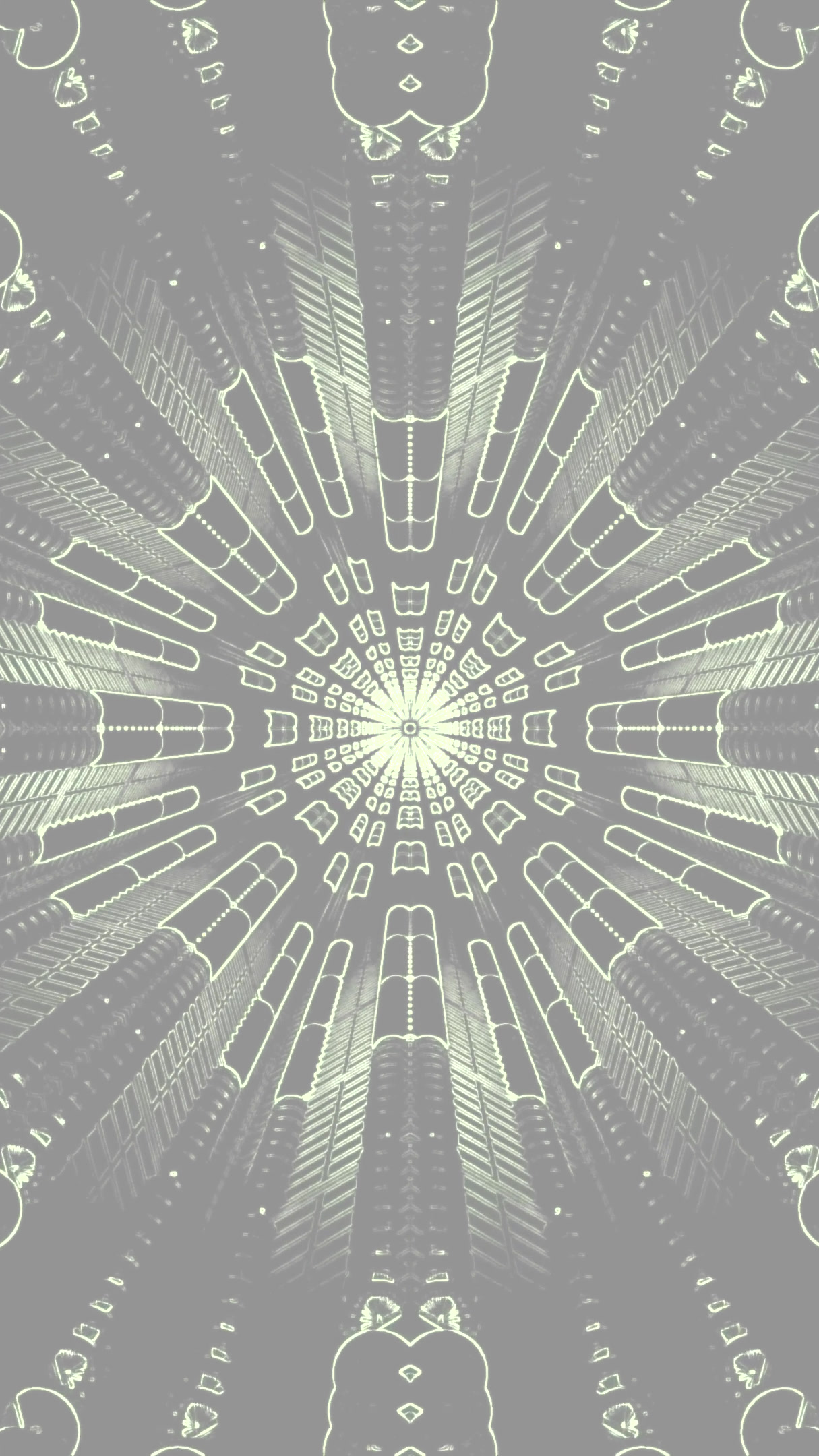 Tunnel video vj loop screensaver with seamless transitions featur