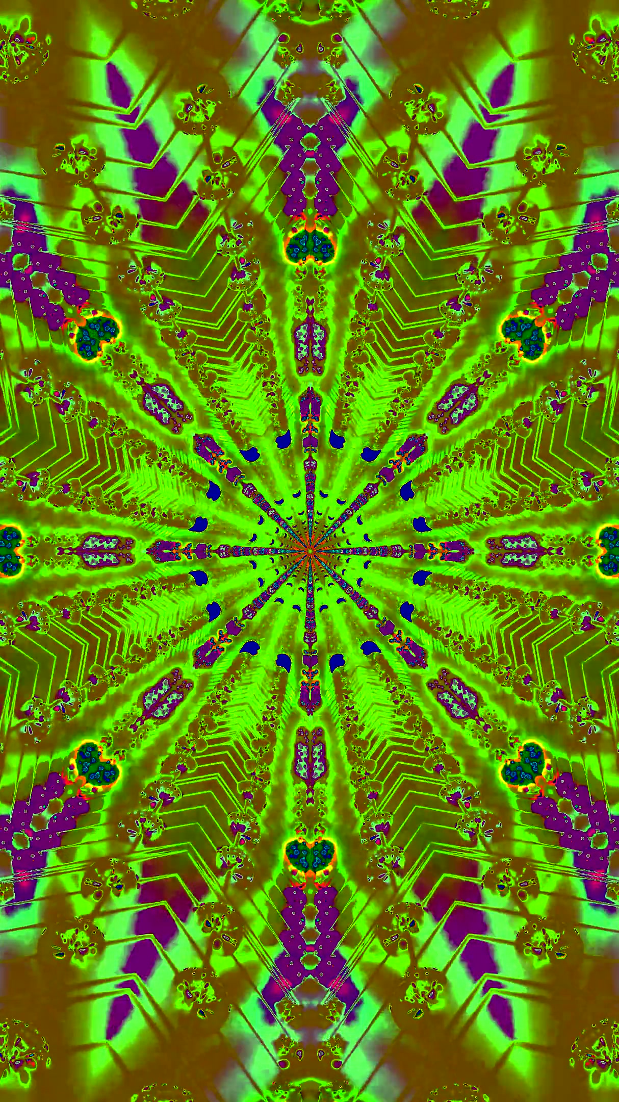 Colorful tunnel vj loop screensaver with seamless motion for relaxing atmosphere